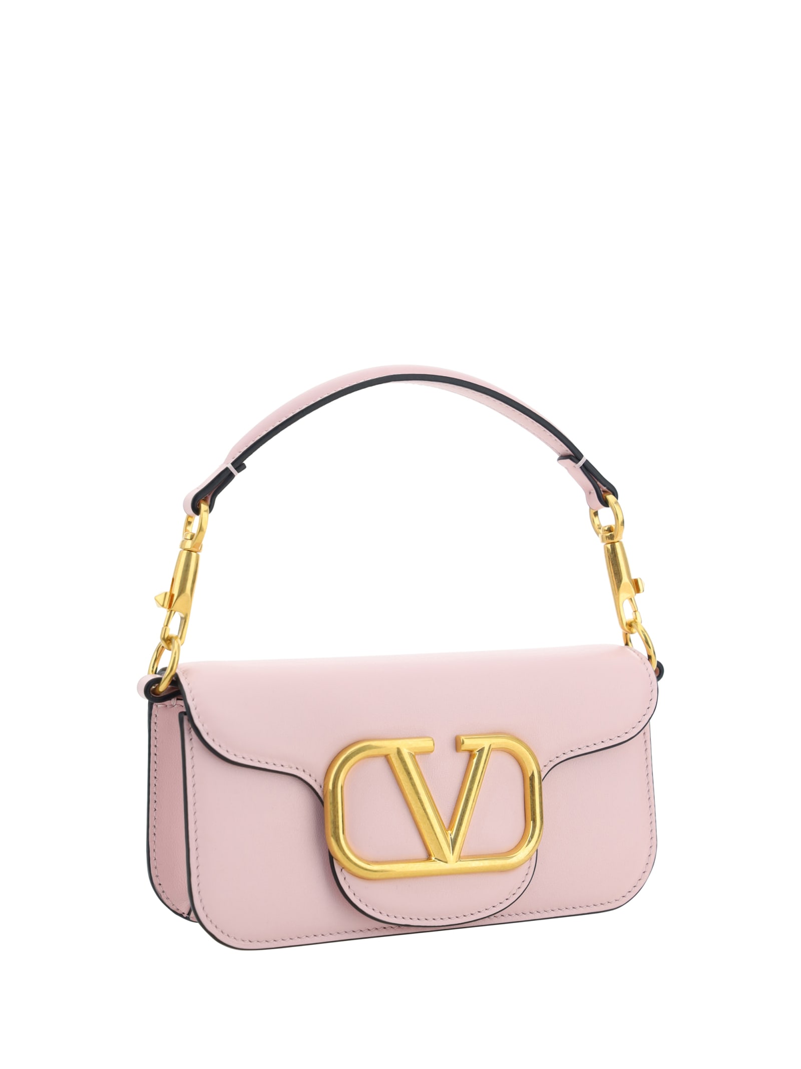 Shop Valentino Garavani Loc Ndbag In Pink