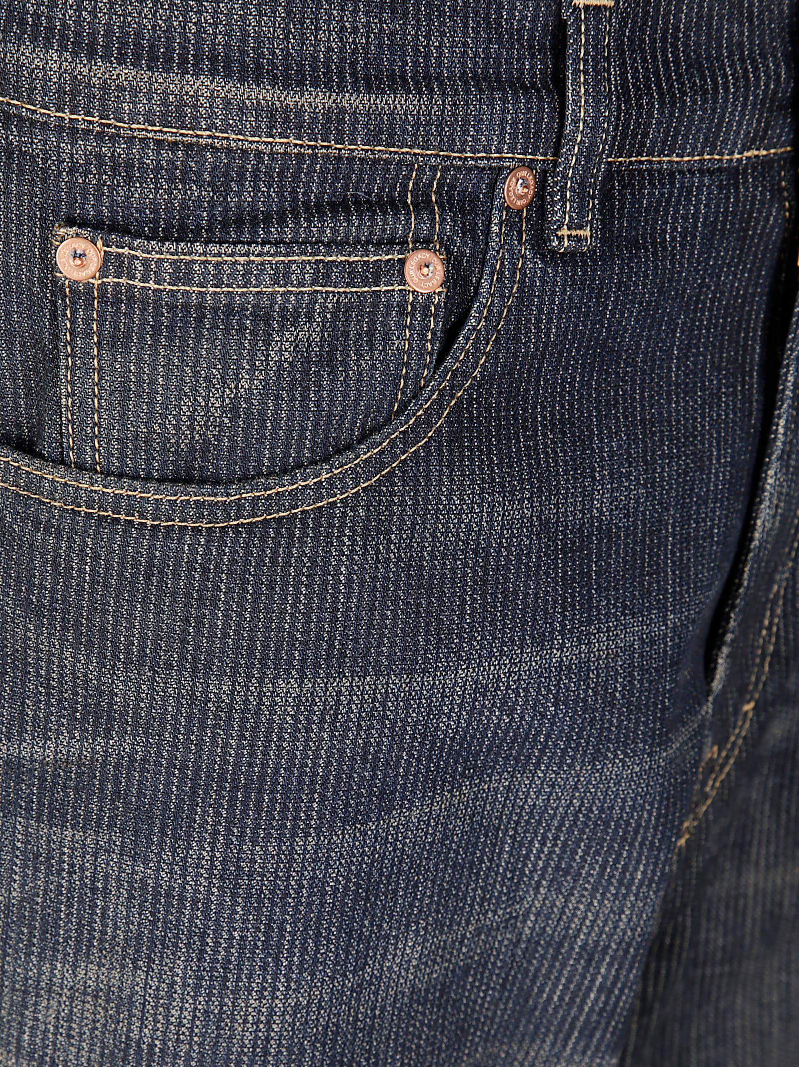 Our Legacy Straight Leg Five-pocket Trousers With Belt Loops In Blue