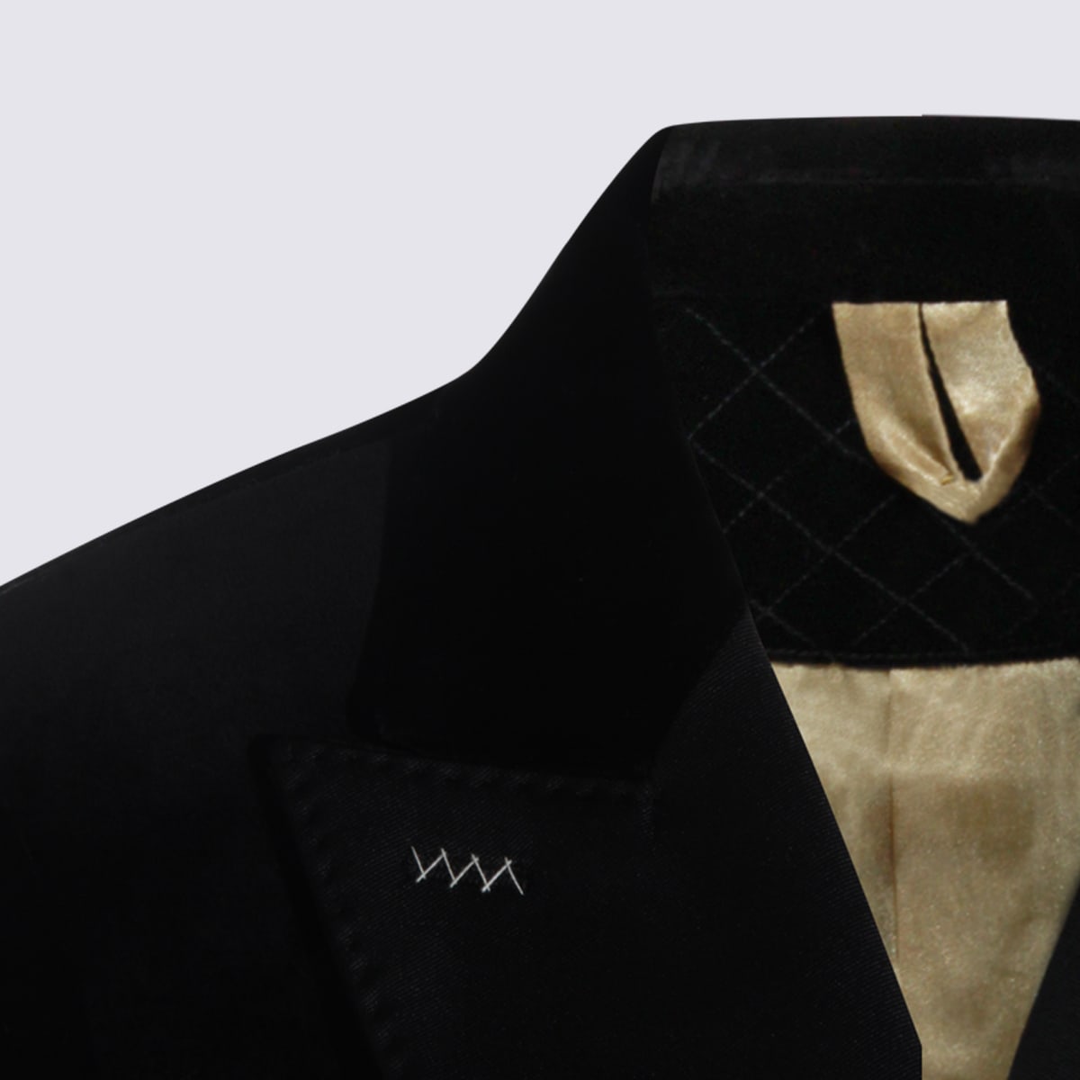 Max Mara Black Cotton Orario Blazer In Black