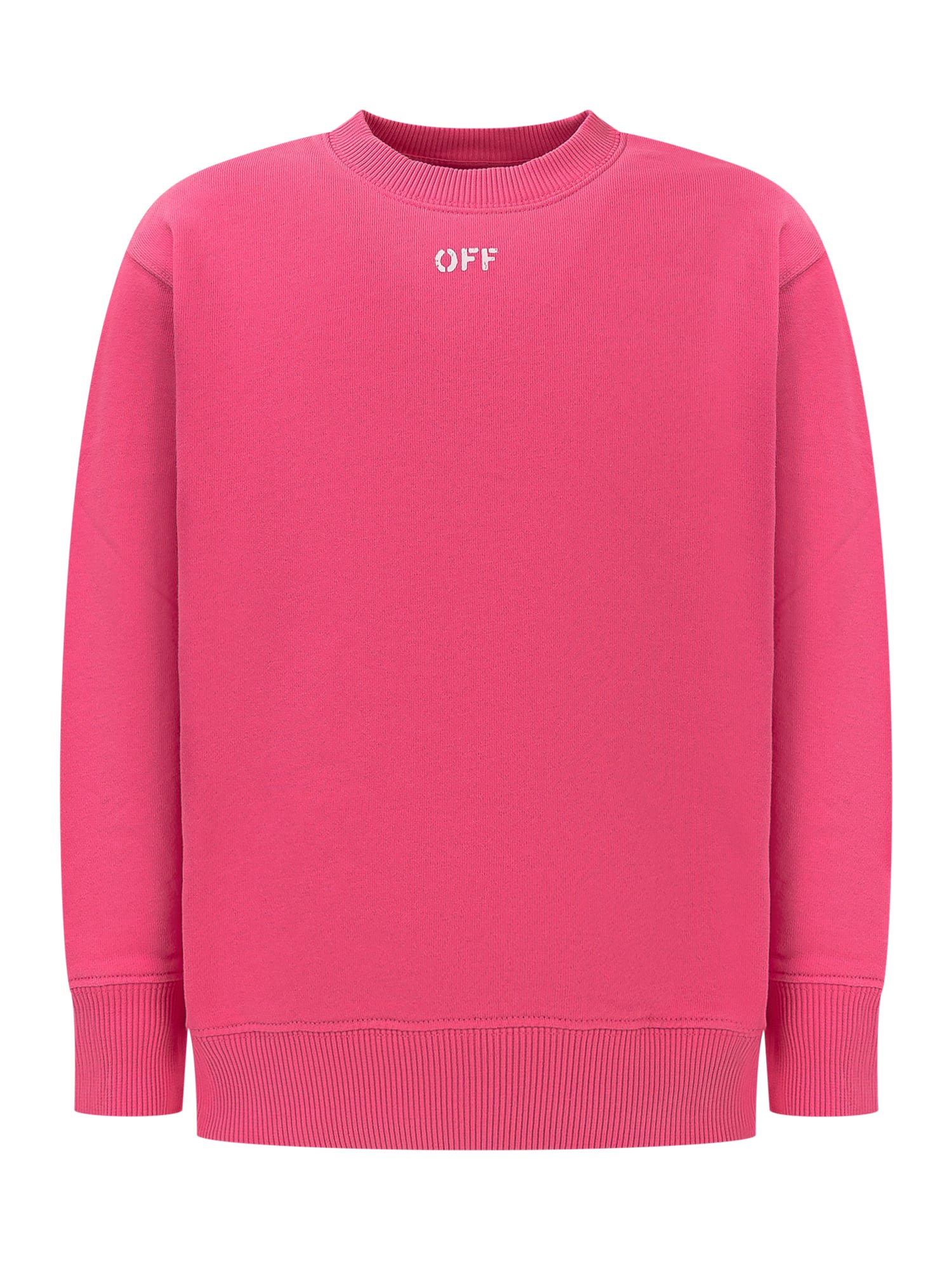 Shop Off-white Arrow Sweatshirt In Fuxia