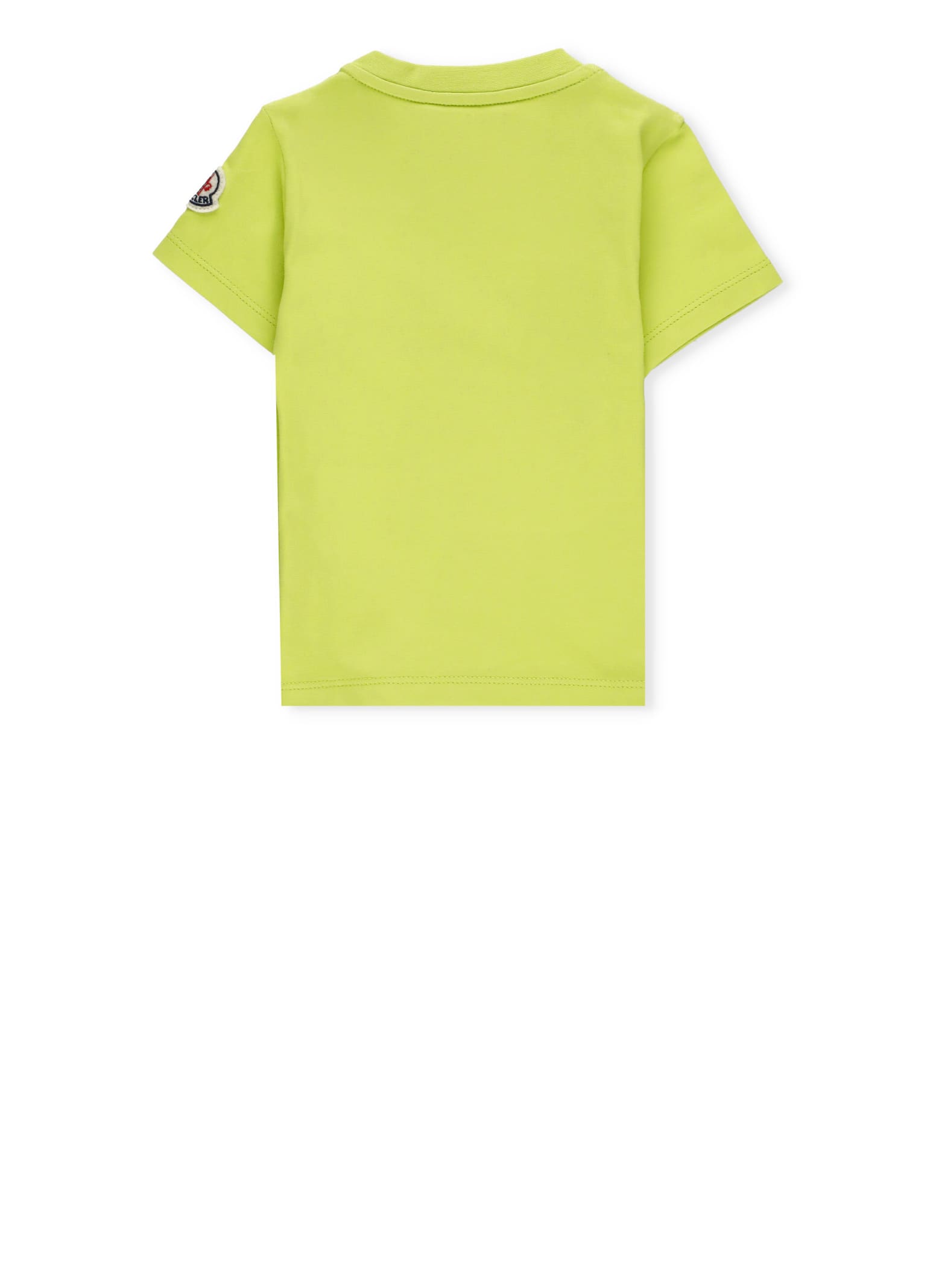 Shop Moncler Cotton T-shirt In Green