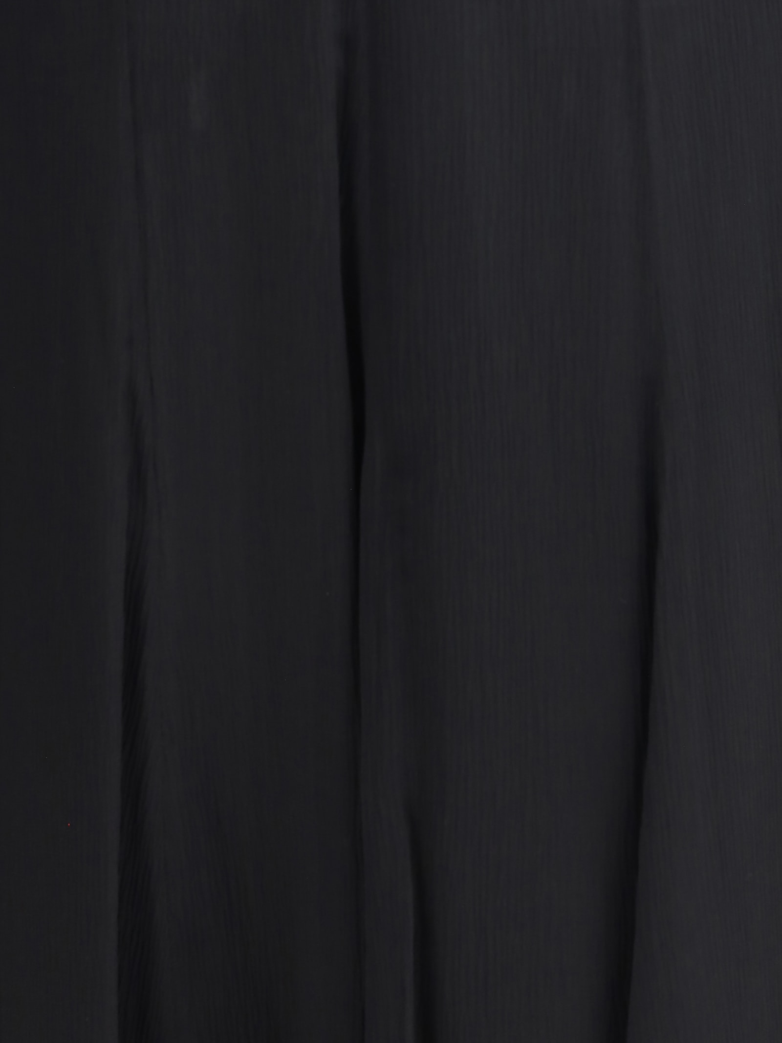 Chloé Silk Long Skirt In Black