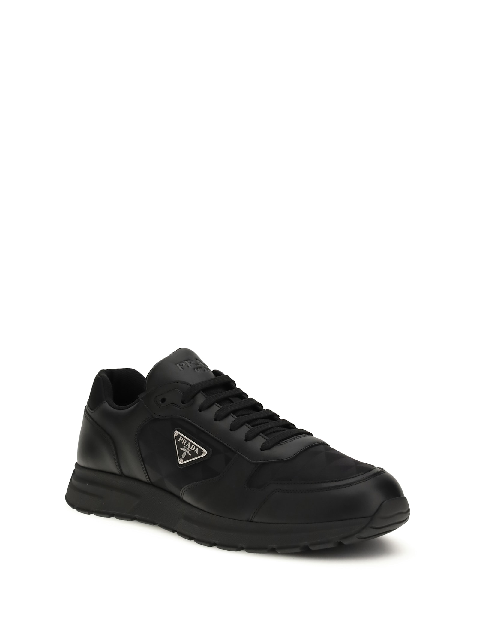 Prada Sneakers Prax 2.0 In Black Fabric And Mesh In Black