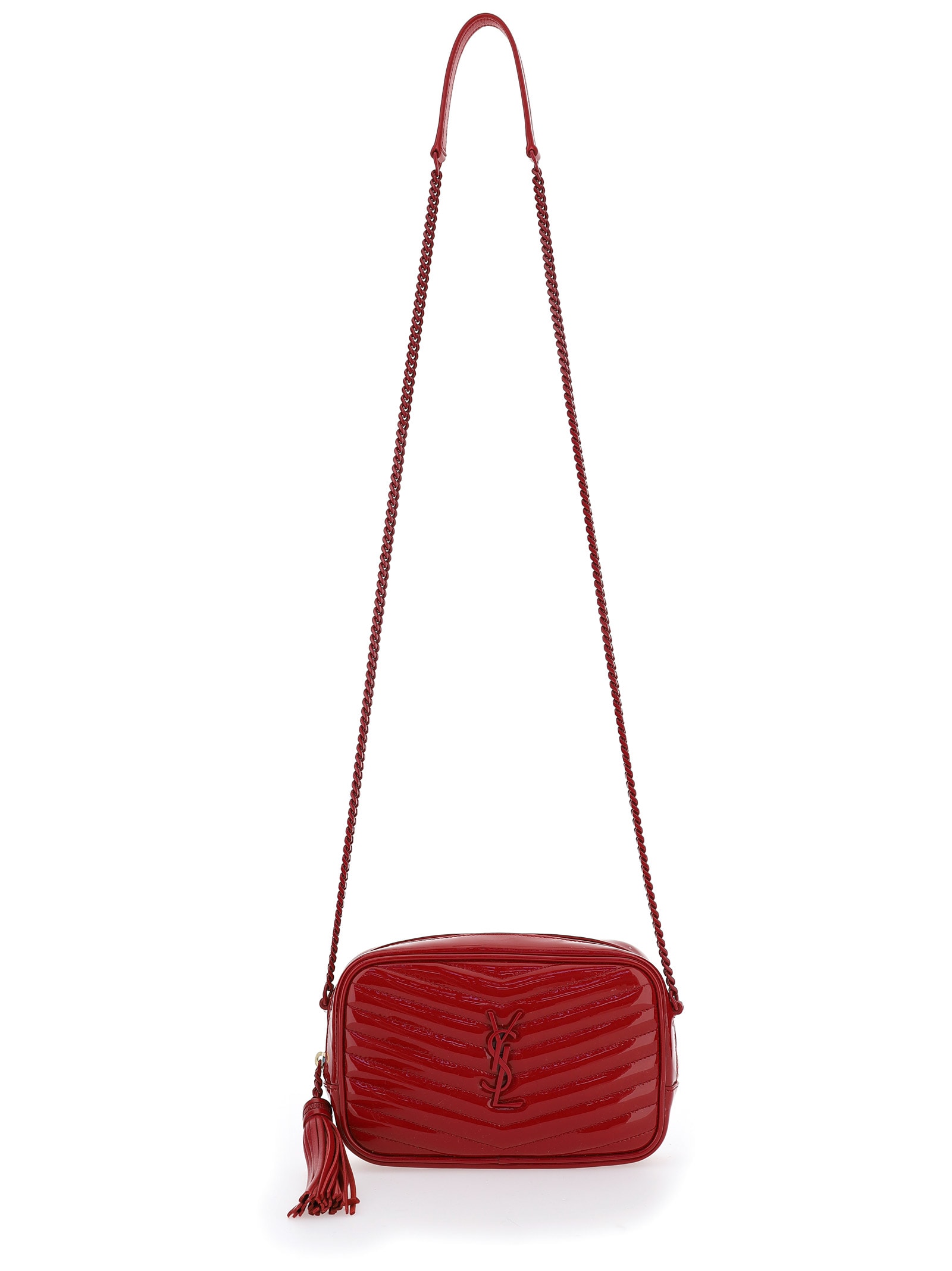Saint Laurent Minibag In Rouge Eros