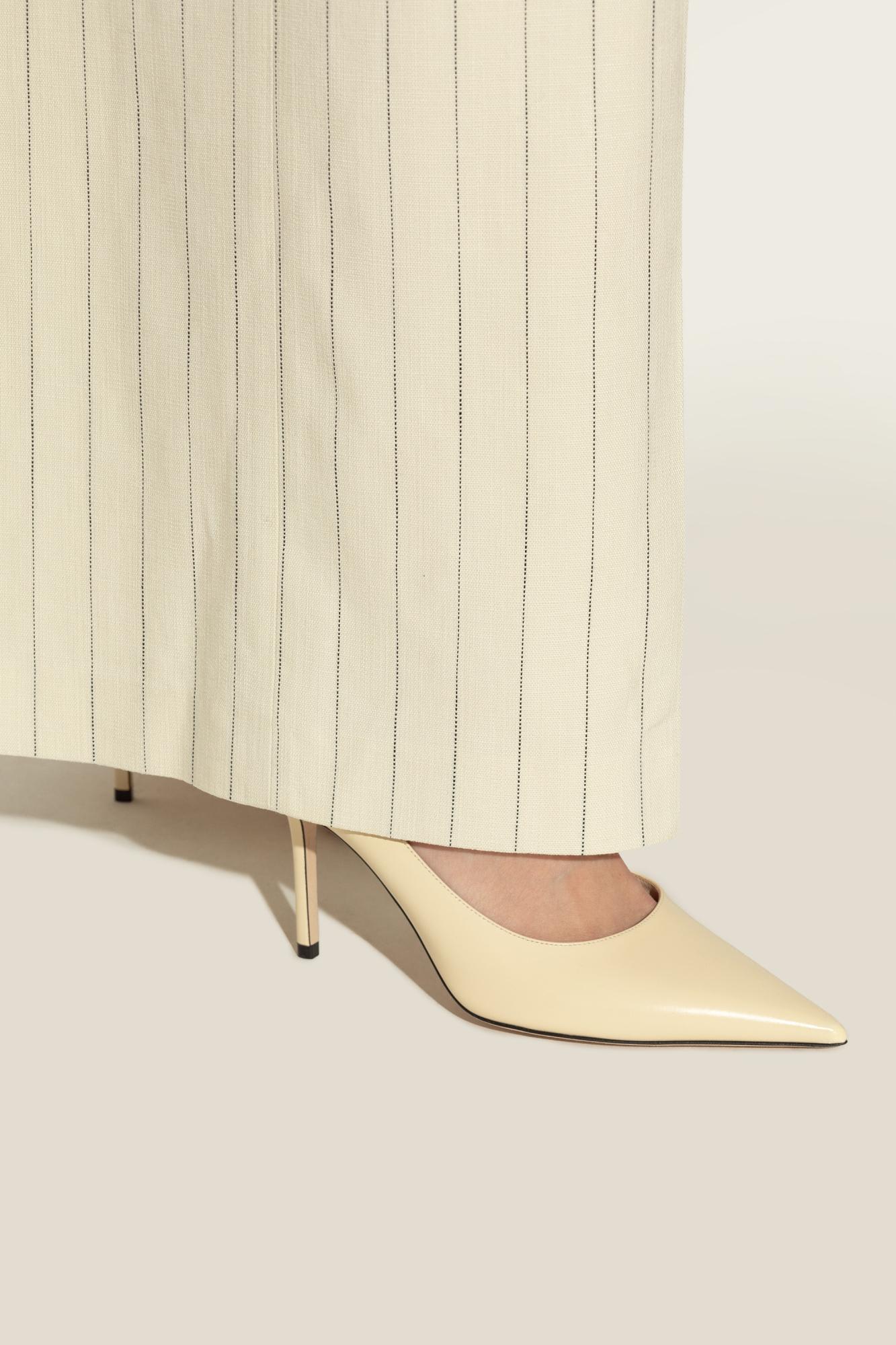 Jimmy Choo Heeled Shoes `love` In Sand
