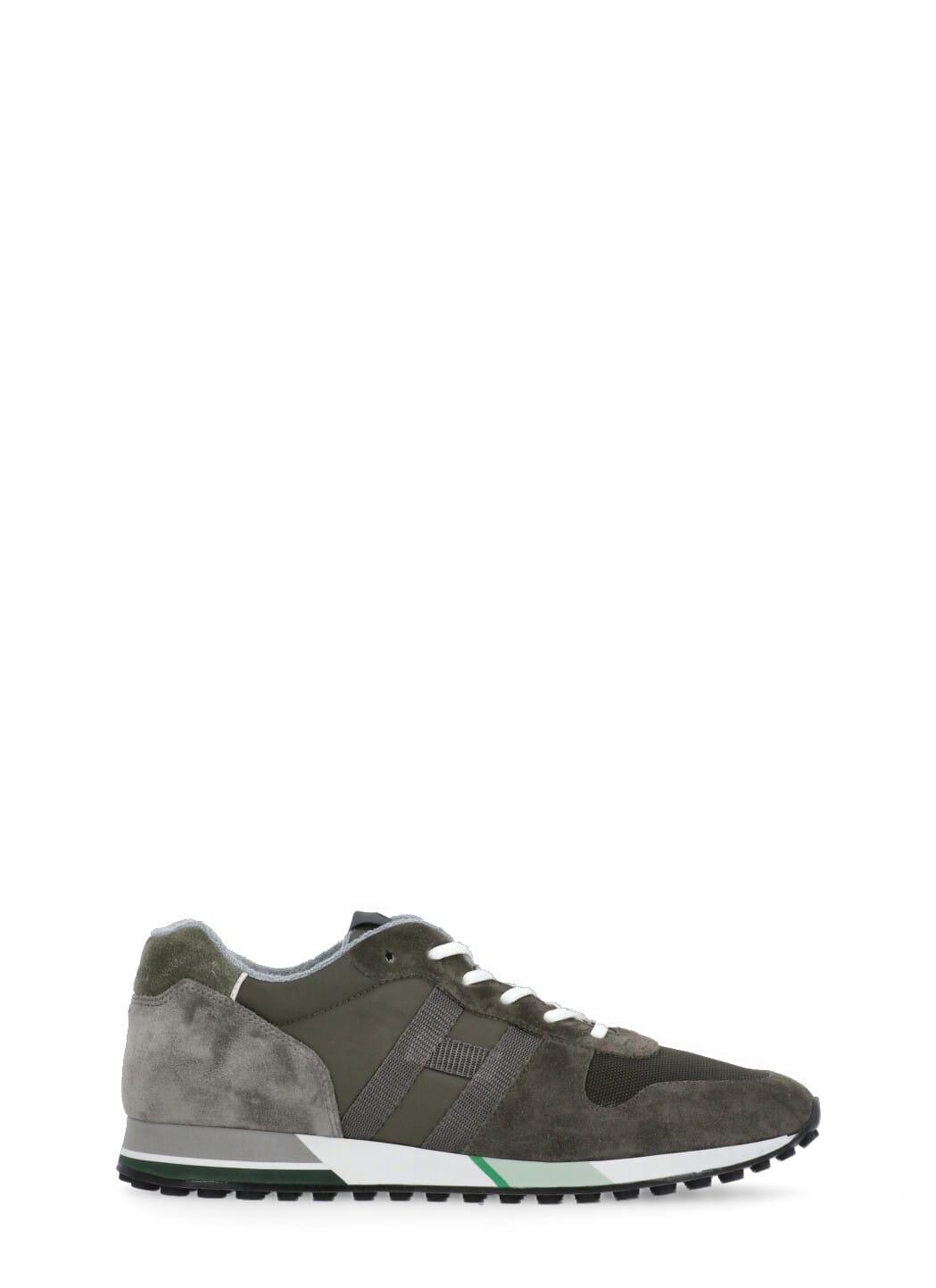 Shop Hogan H383 Sneakers In Green