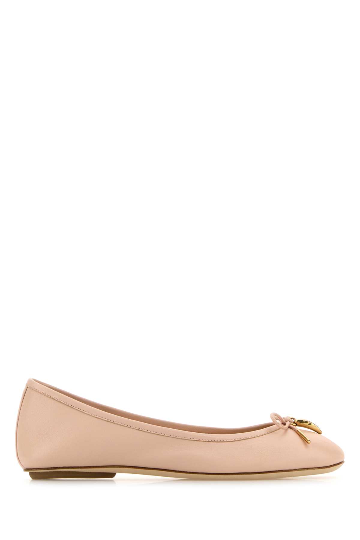 Chloé Beige Leather Iris Ballerinas