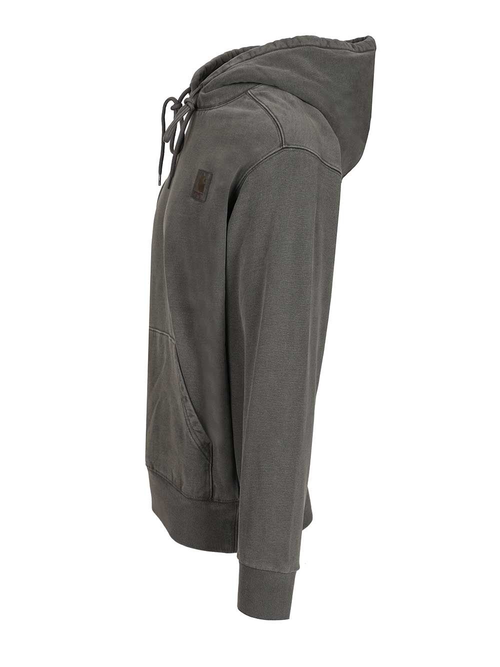 Carhartt Work In Progress Vista Logo Patch Hoodie In Black