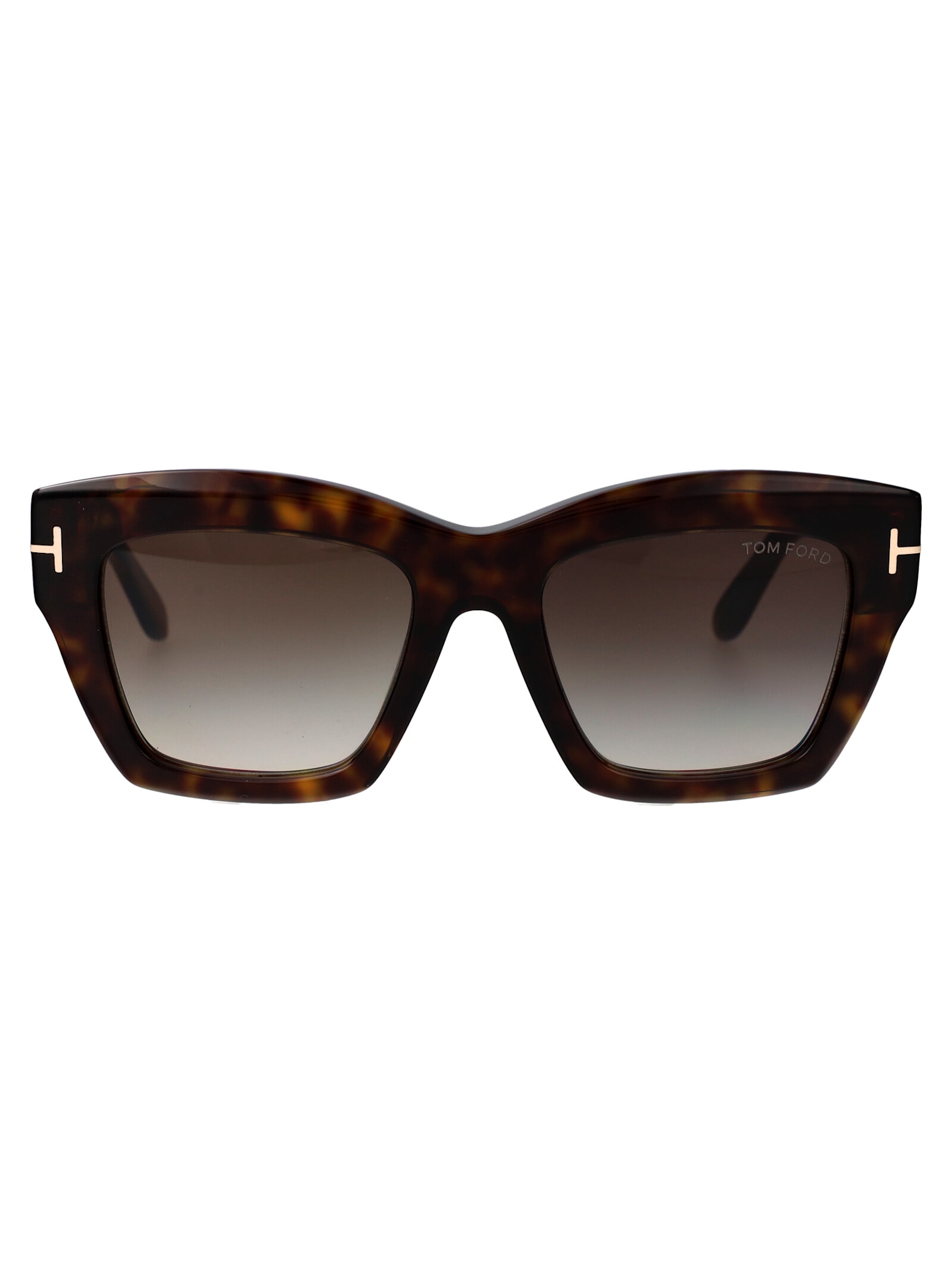 Tom Ford Square-frame Sunglasses In Havana