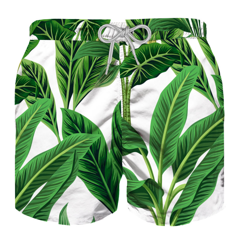MC2 Saint Barth Tropical Print Boy Swim Shorts