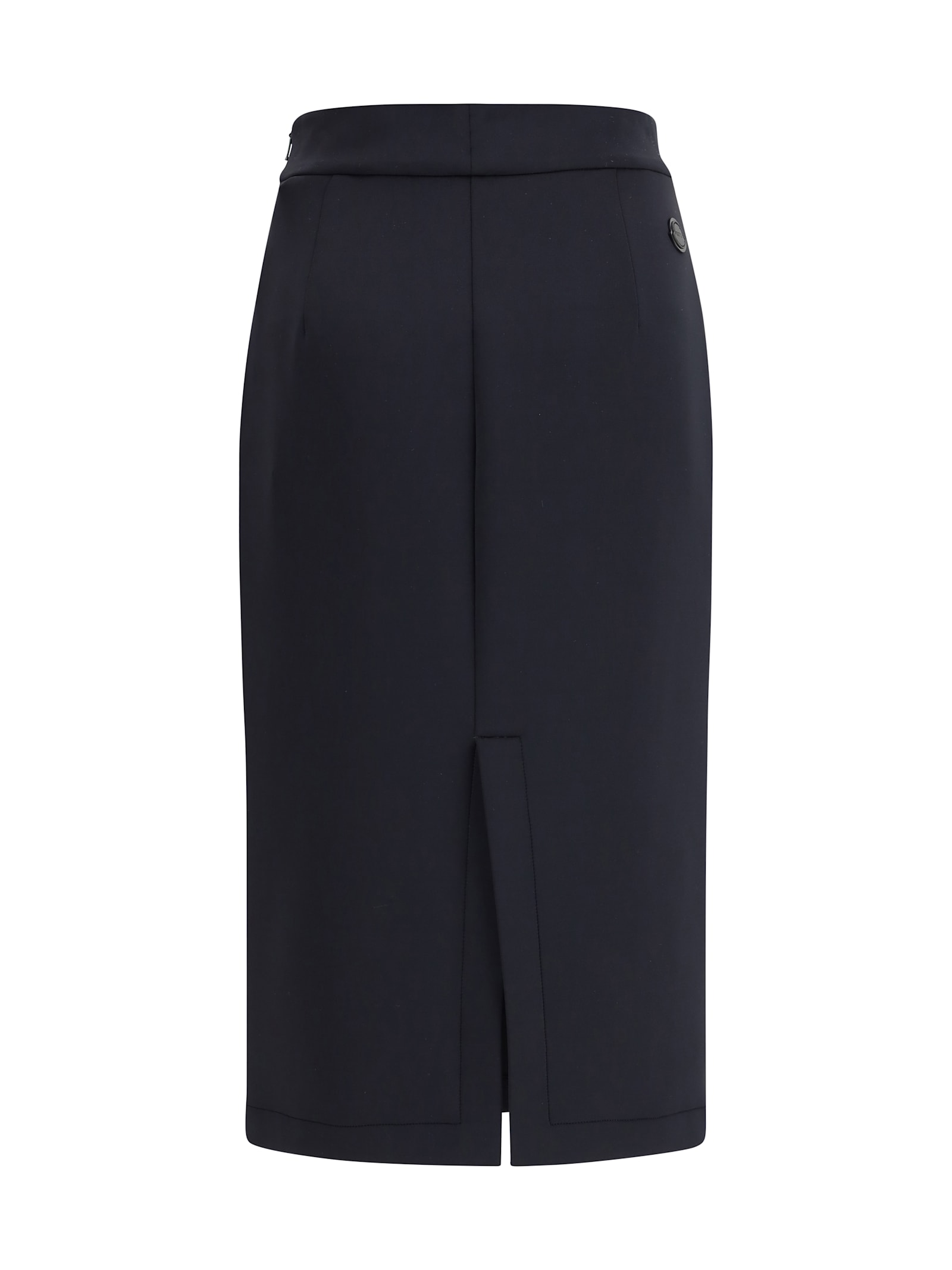 Moncler Genius Neoprene Skirt By Moncler X Ee72 By Edward Enninful In Black