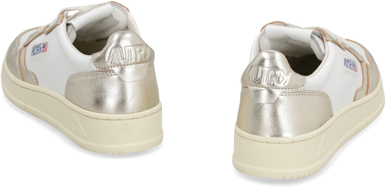 Autry Medalist Leather Low-top Sneakers In Multi