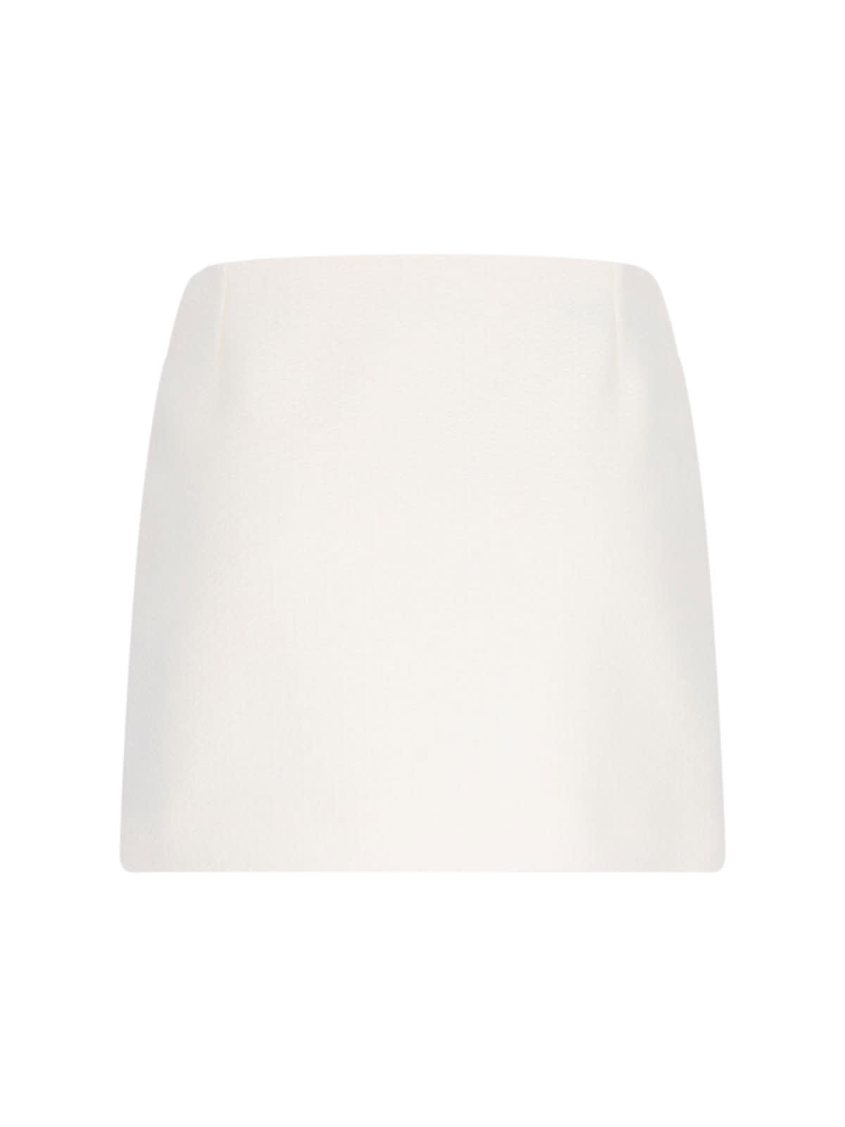 Gucci Wool Mini Skirt In White