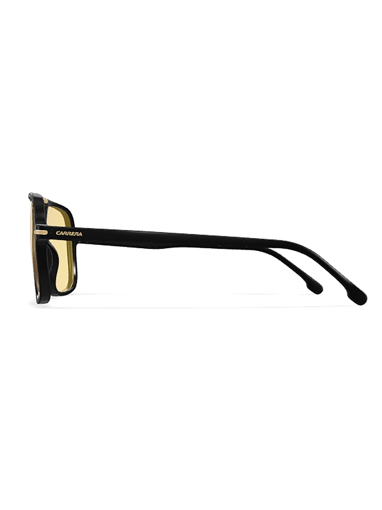 Carrera Black Men Sunglasses In C/uk Black Yellow