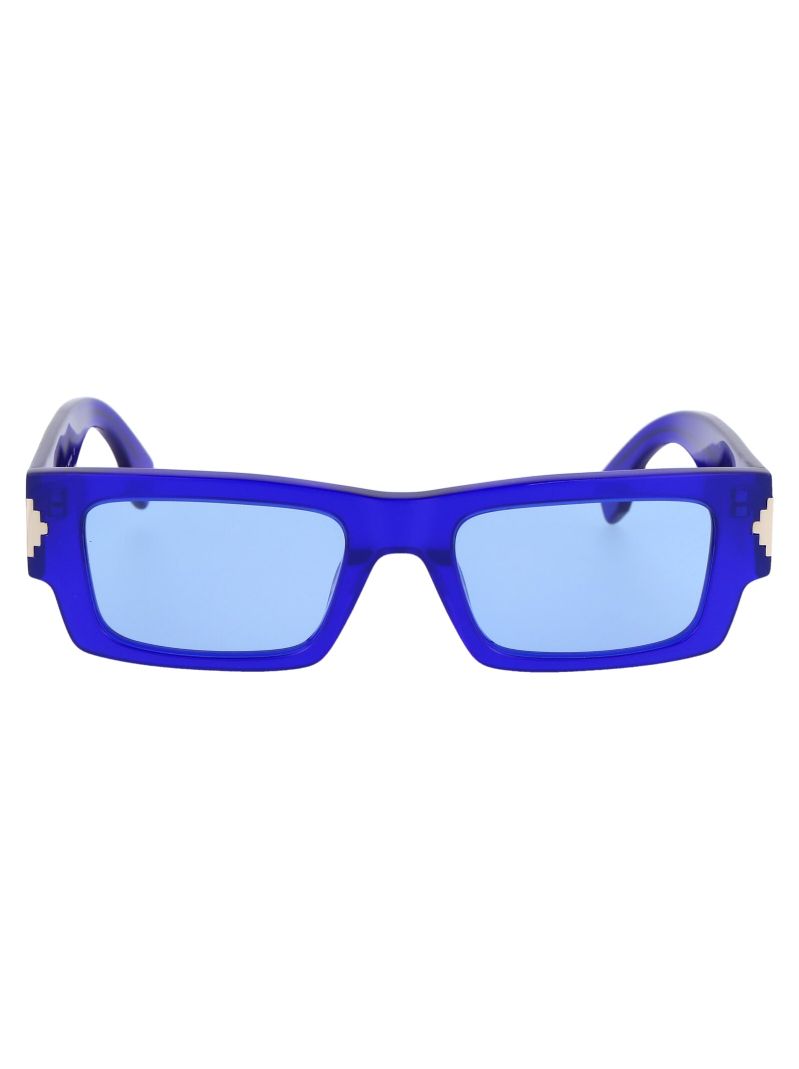 Shop Marcelo Burlon County Of Milan Alerce Sunglasses In 4540 Blue