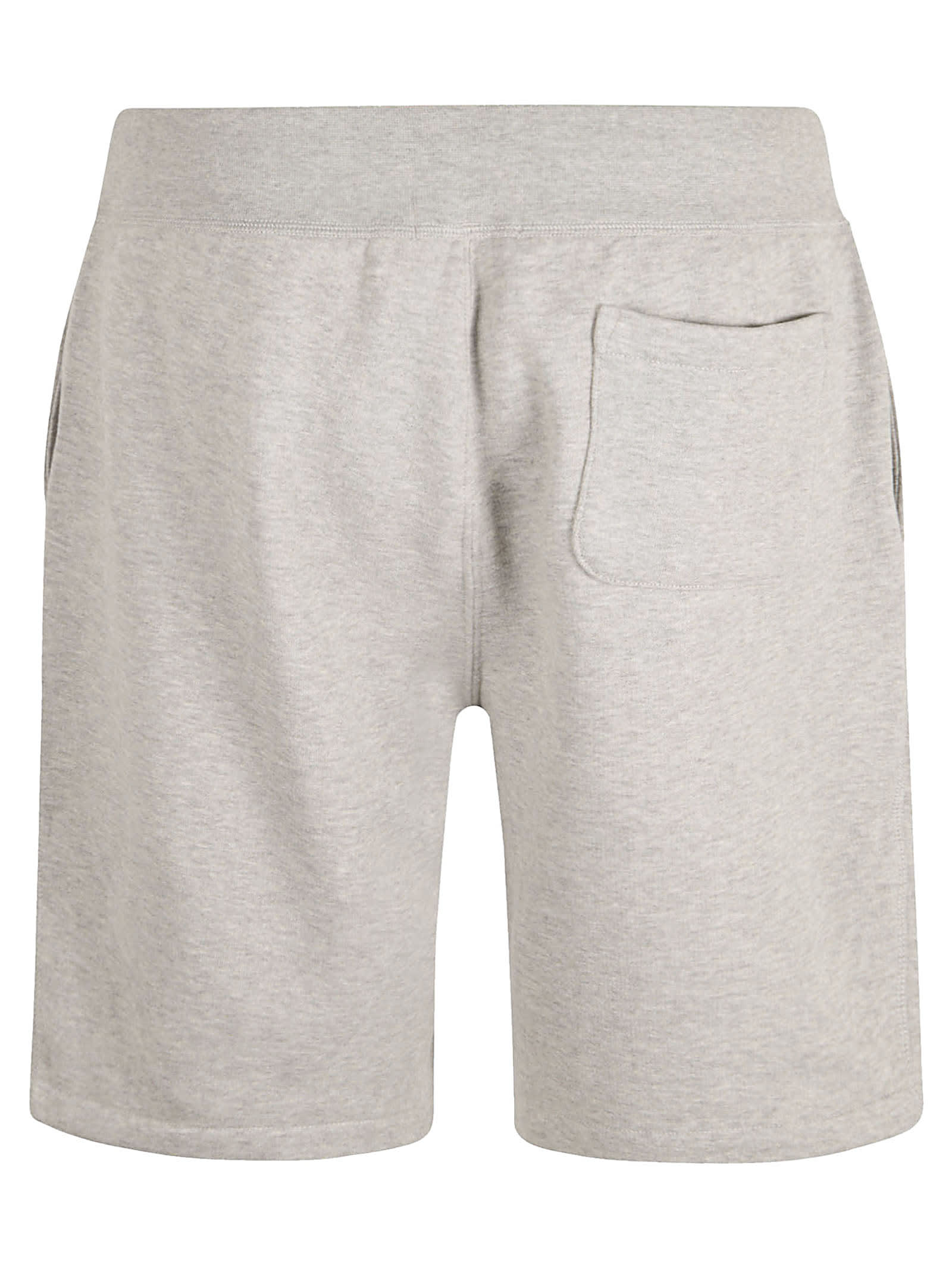 Shop Ralph Lauren Patched Pocket Drawstring Waist Plain Shorts In Andover