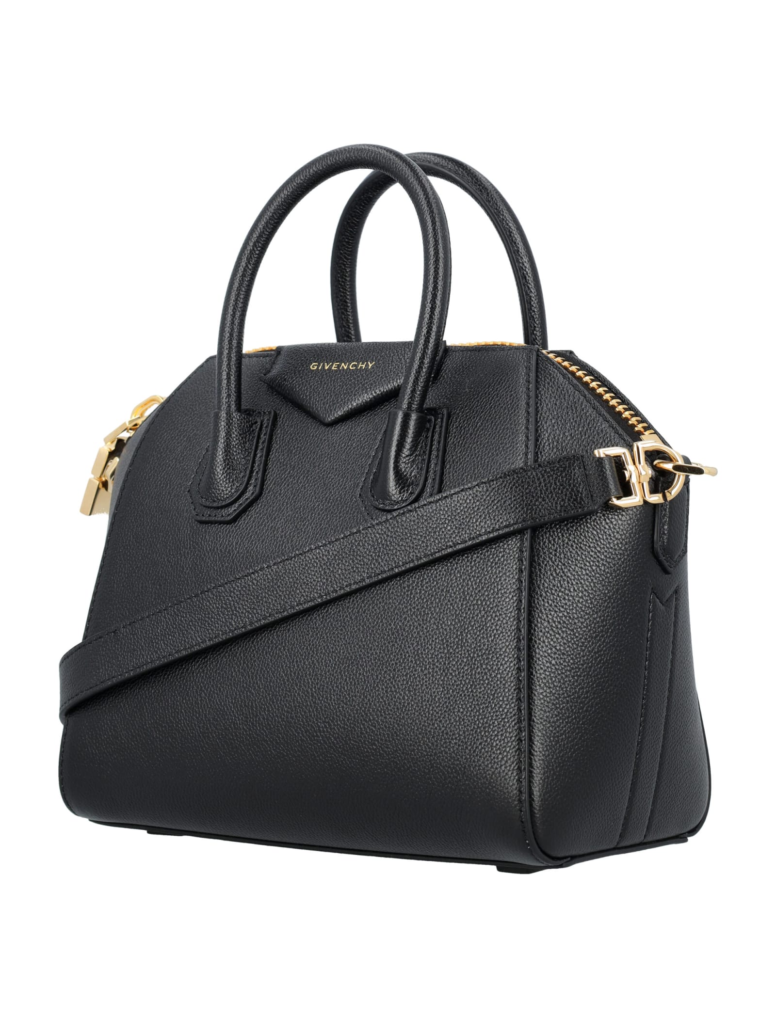 Shop Givenchy Antigona Mini Bag In Black