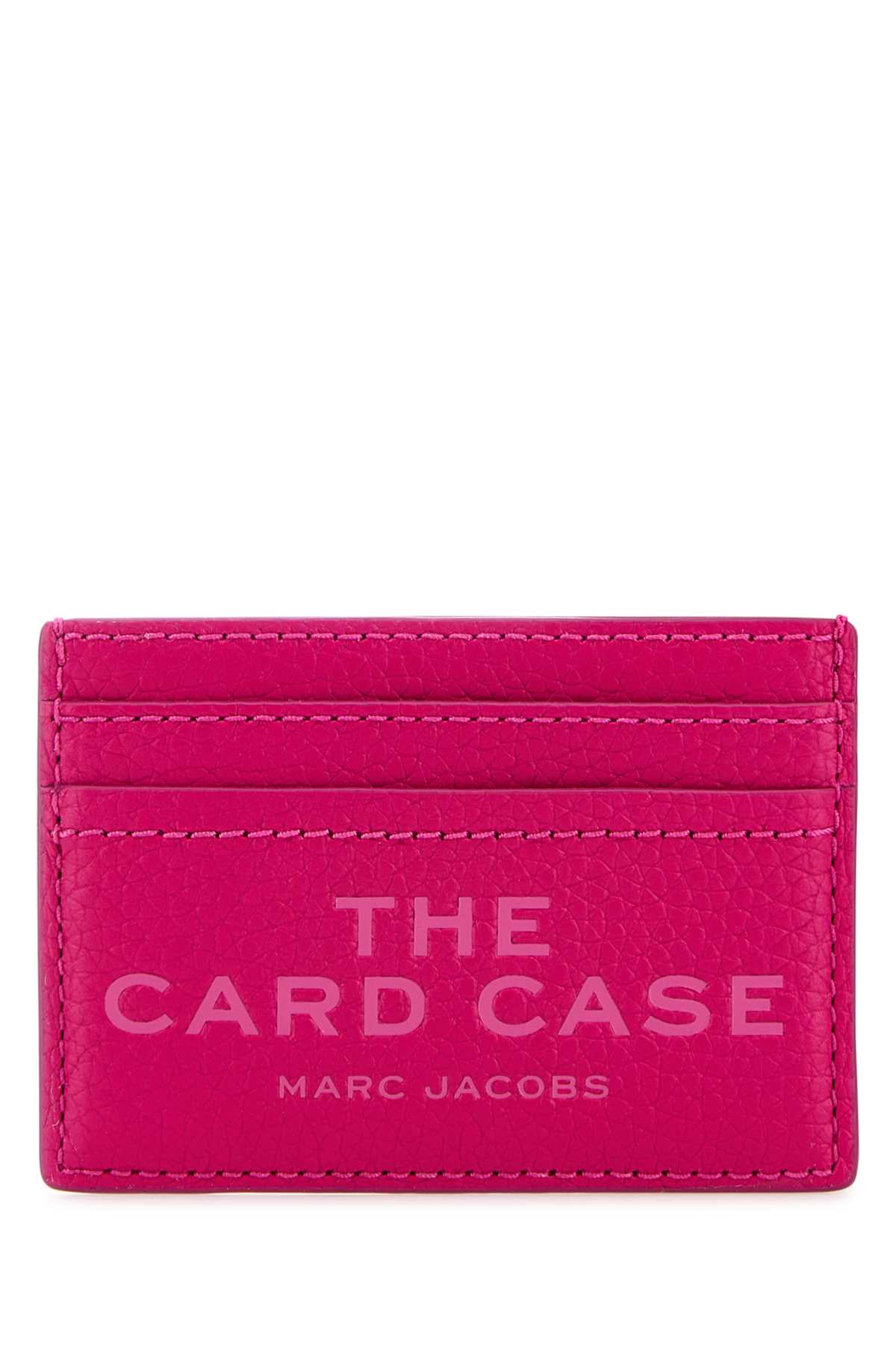 Fuchsia Leather The Card Case Card Holder