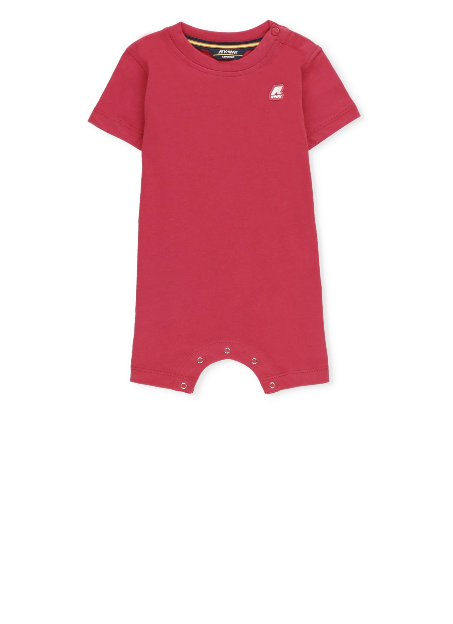 Shop K-way Jumpsuit With Logo In Red