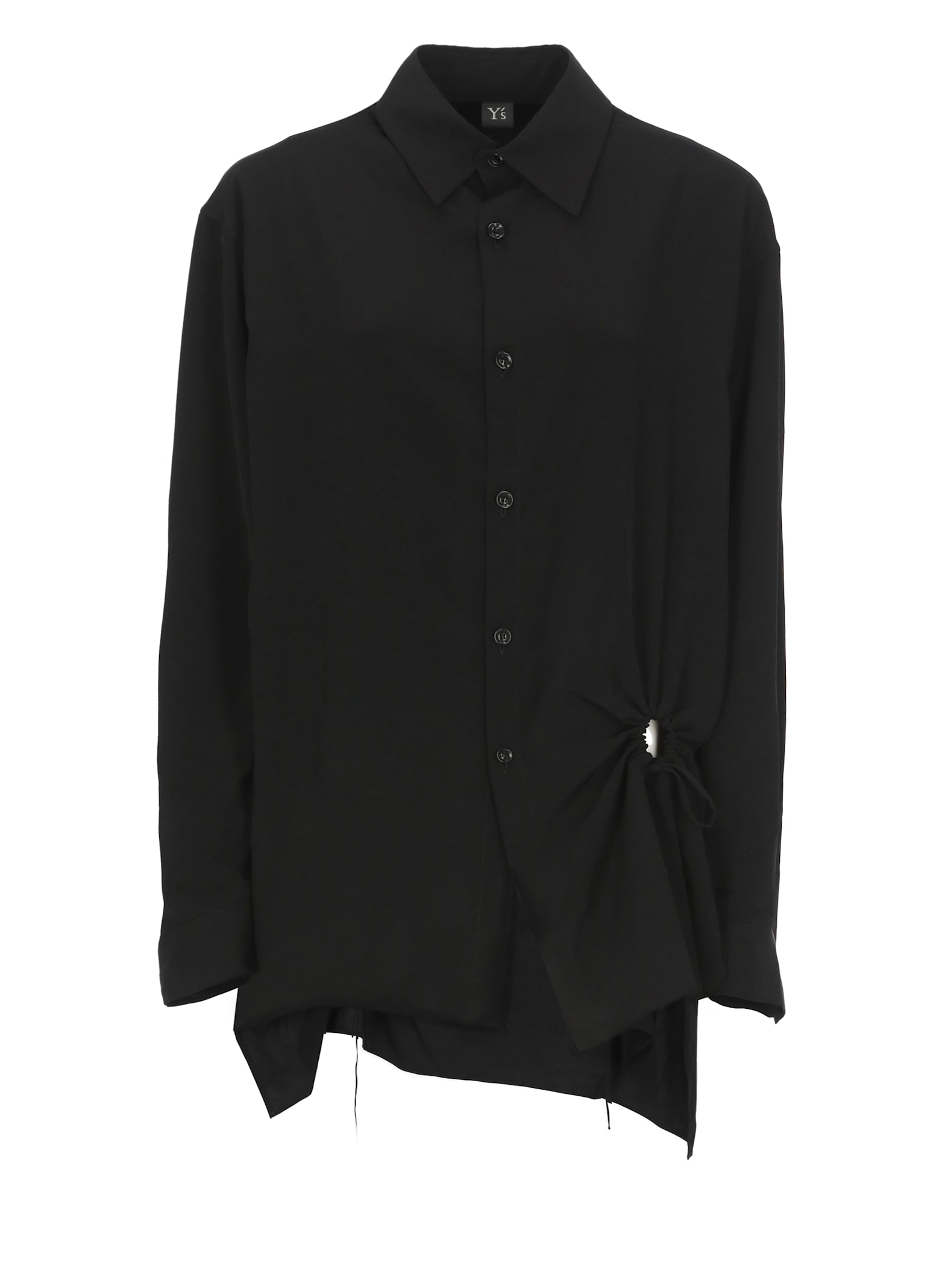 Y's Shirt With Cut Out Details In Black