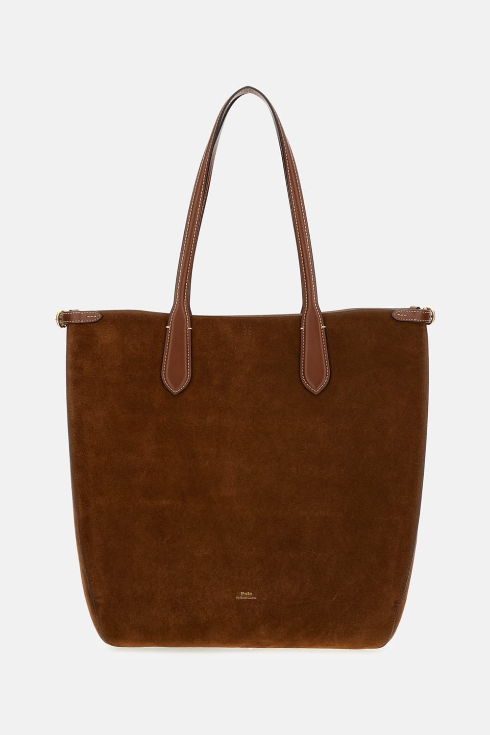 Polo Ralph Lauren Large Tote Bag In Brown