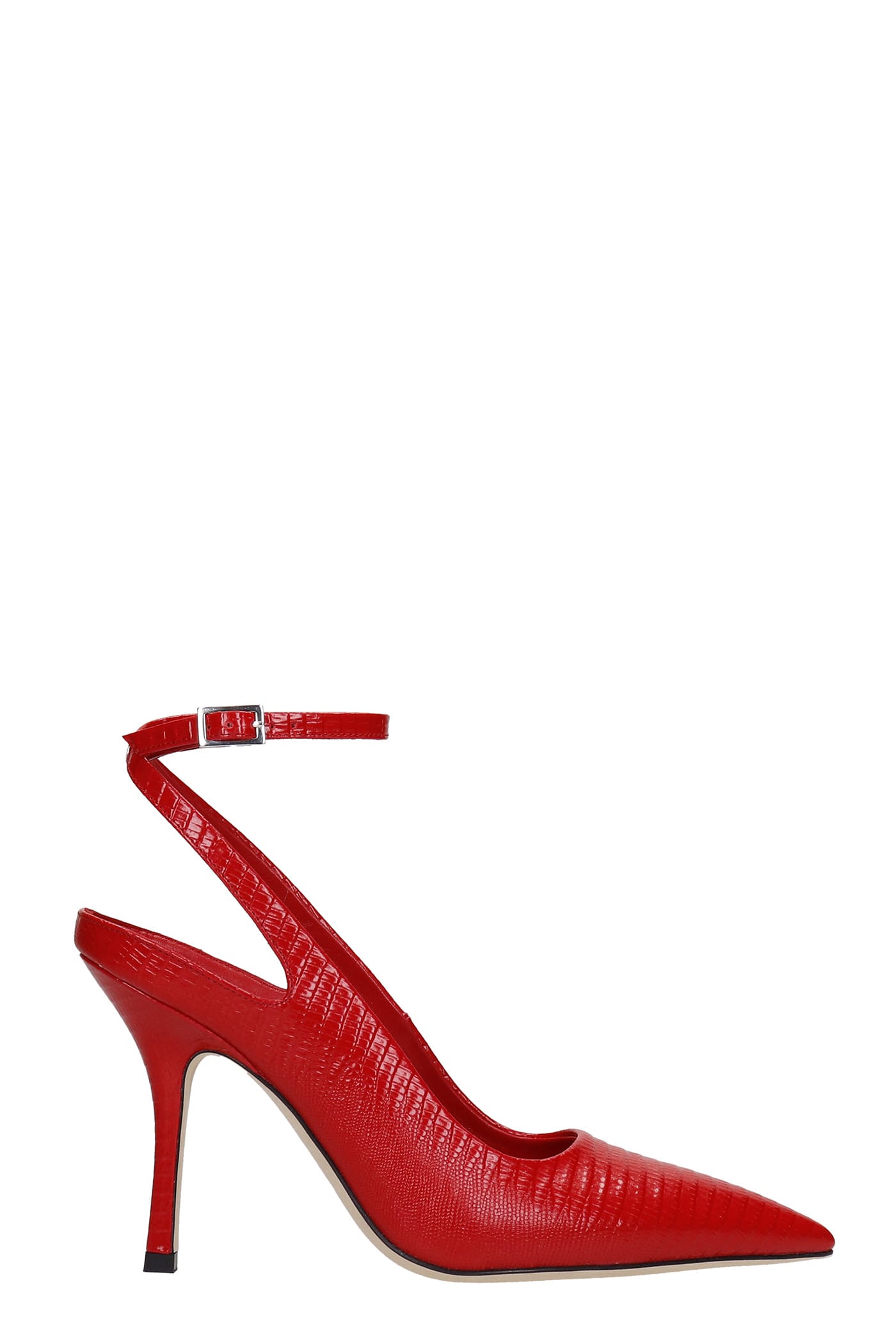 Paris Texas Mama Pumps In Red Leather