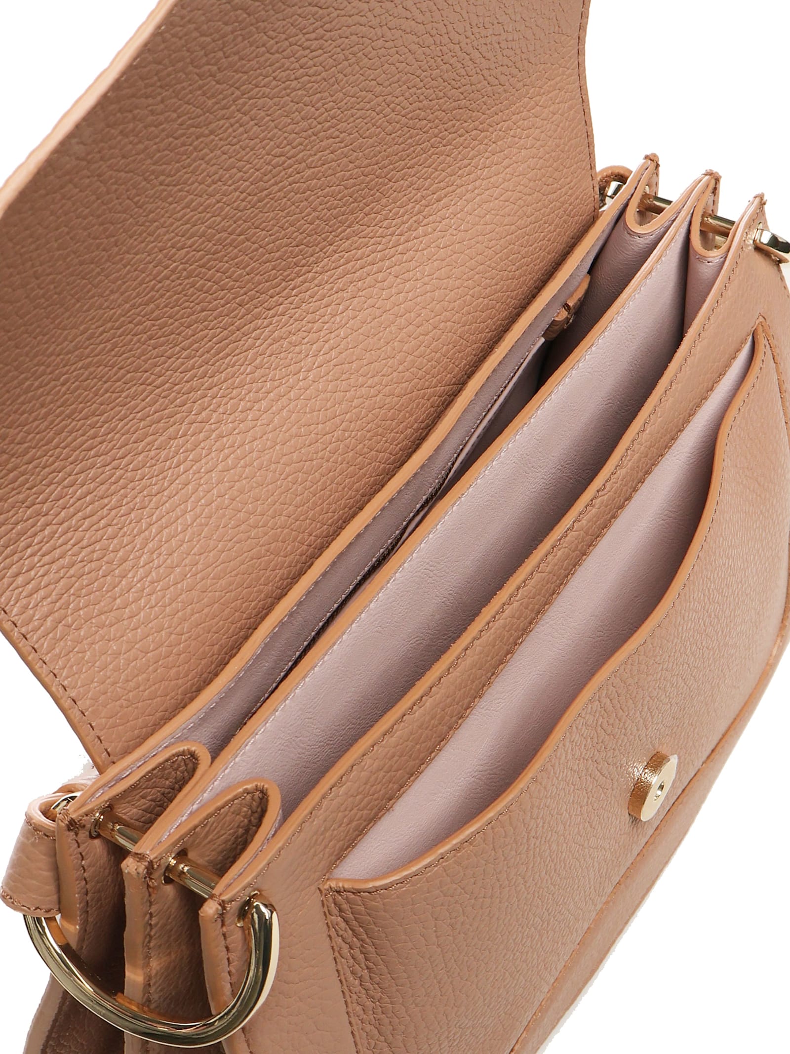 Coccinelle C-me Medium Bag In Nude