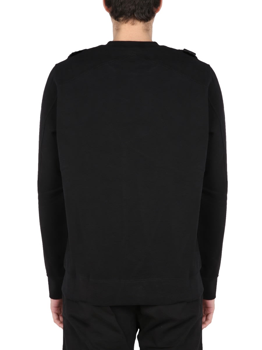 Shop Ma.strum Regular Fit Sweatshirt In Black