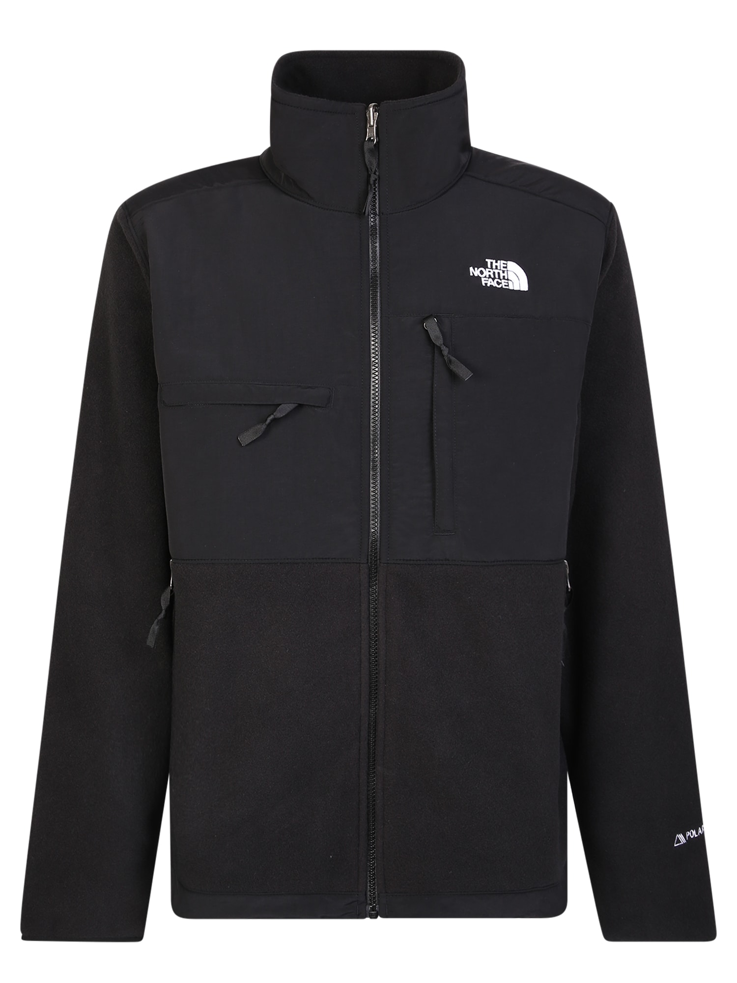The North Face Fleece Jacket With Iconic Logo Black