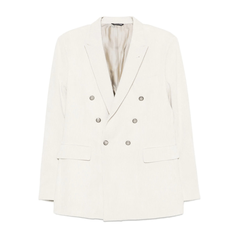 Reveres 1949 Double-breasted Blazer In White