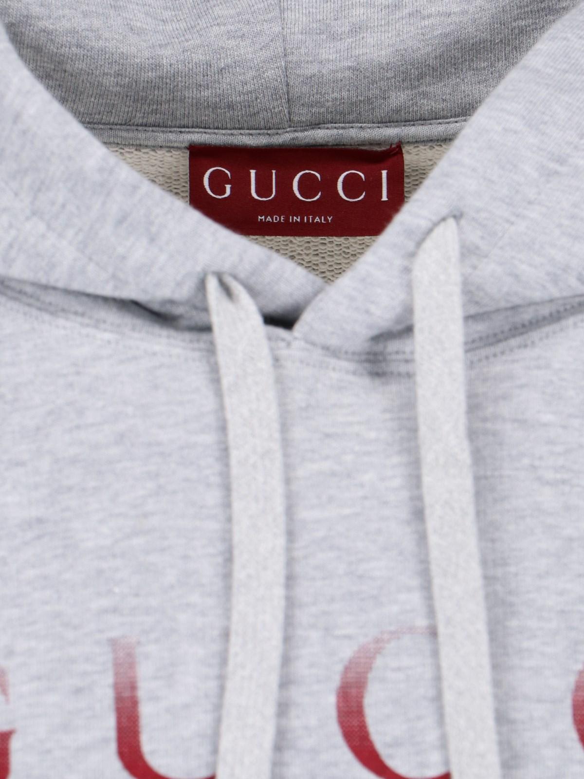 Shop Gucci Print Hoodie