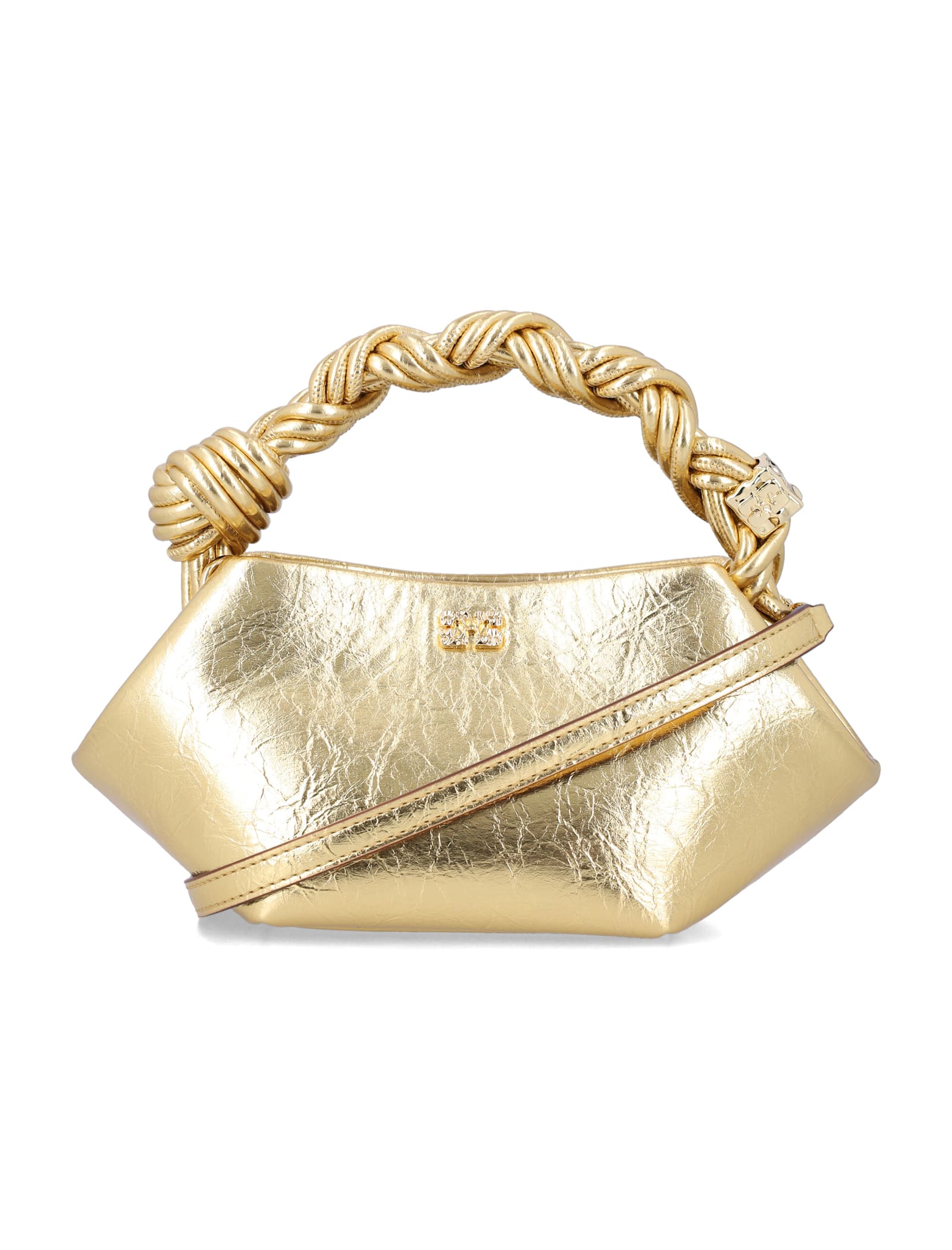 Ganni Metallic Mini Bou Bag