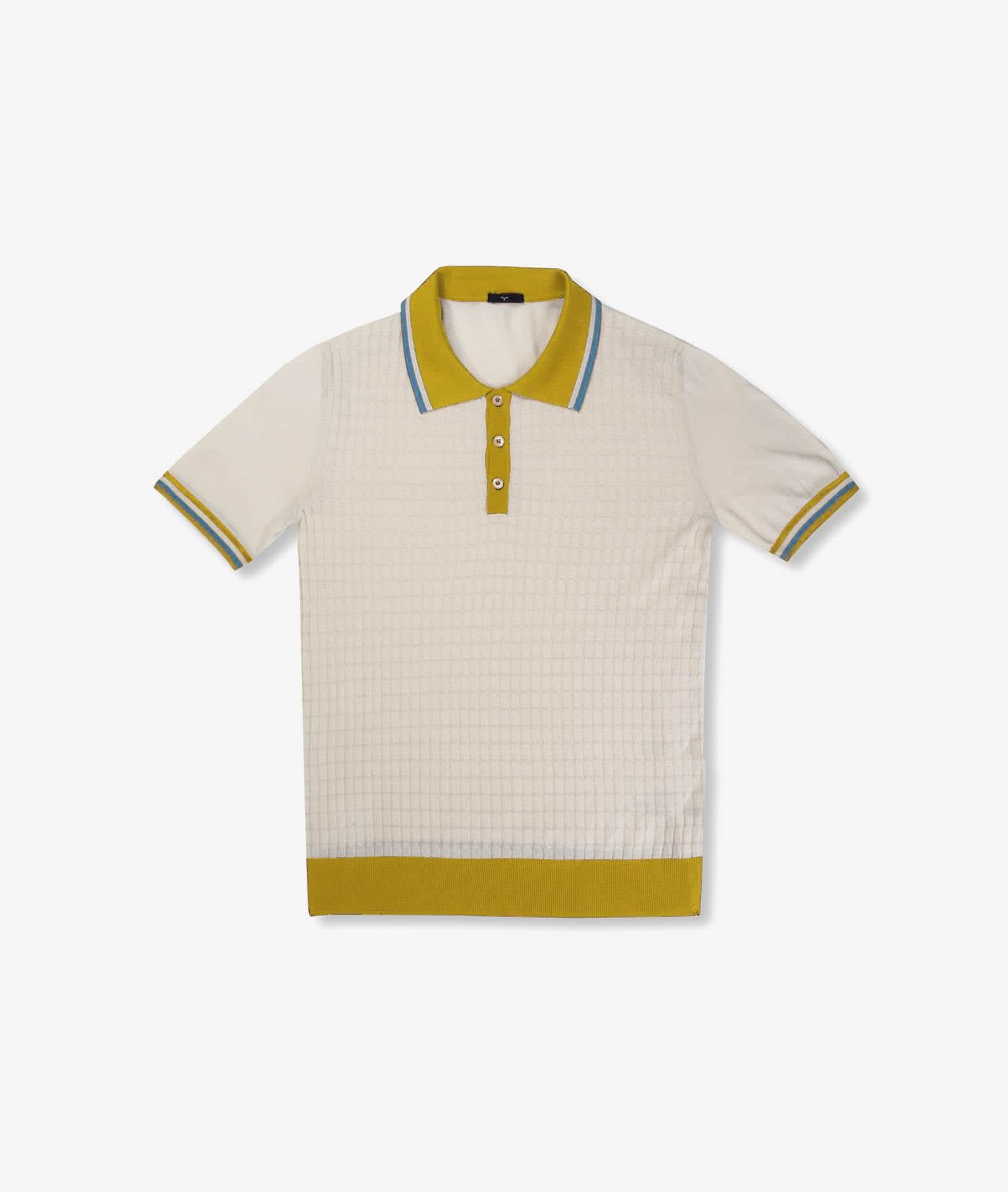 Larusmiani Pierrot Polo Polo Shirt In Yellow