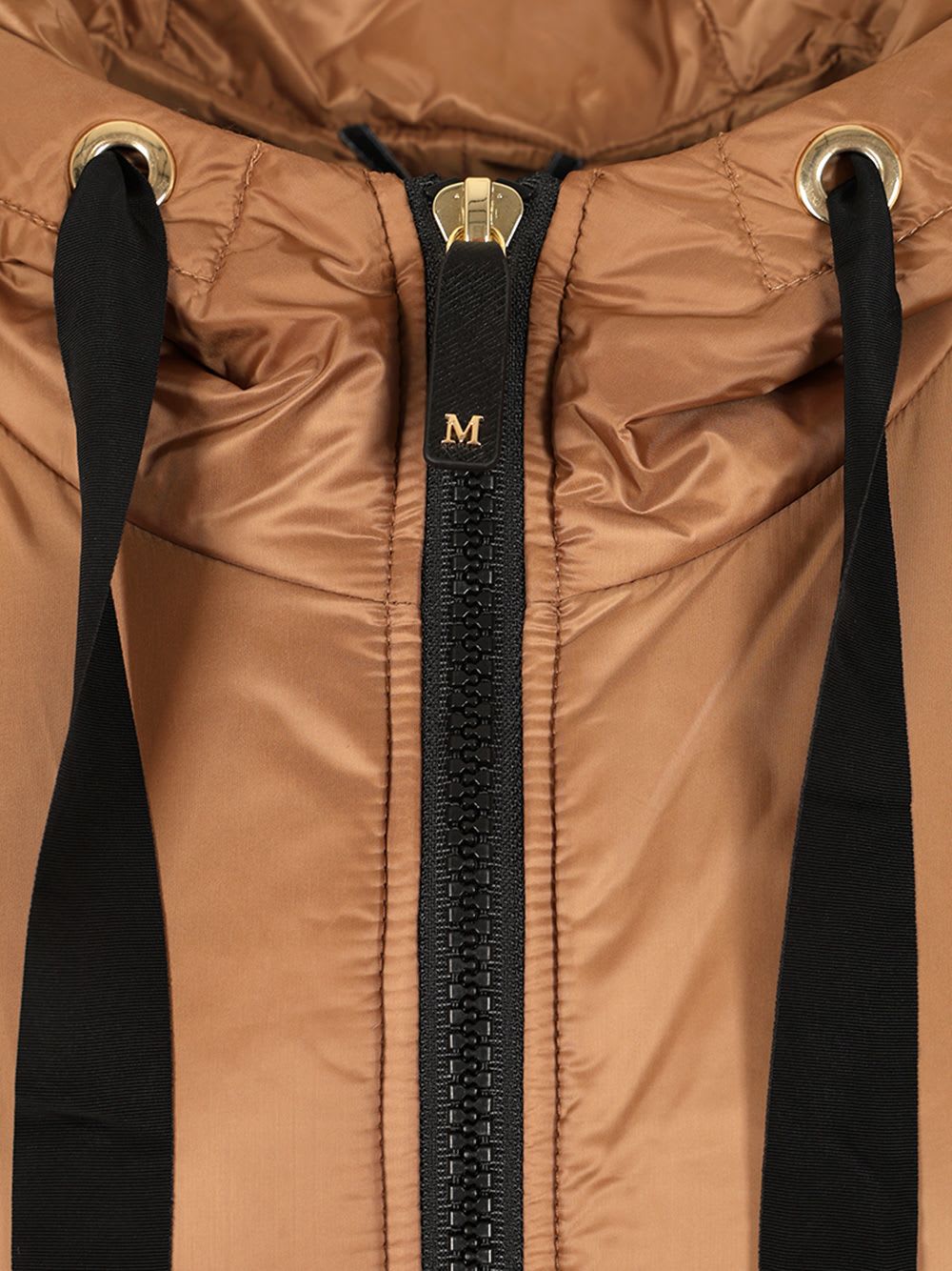 Max Mara The Cube Camel Greenci Down Jacket In Brown