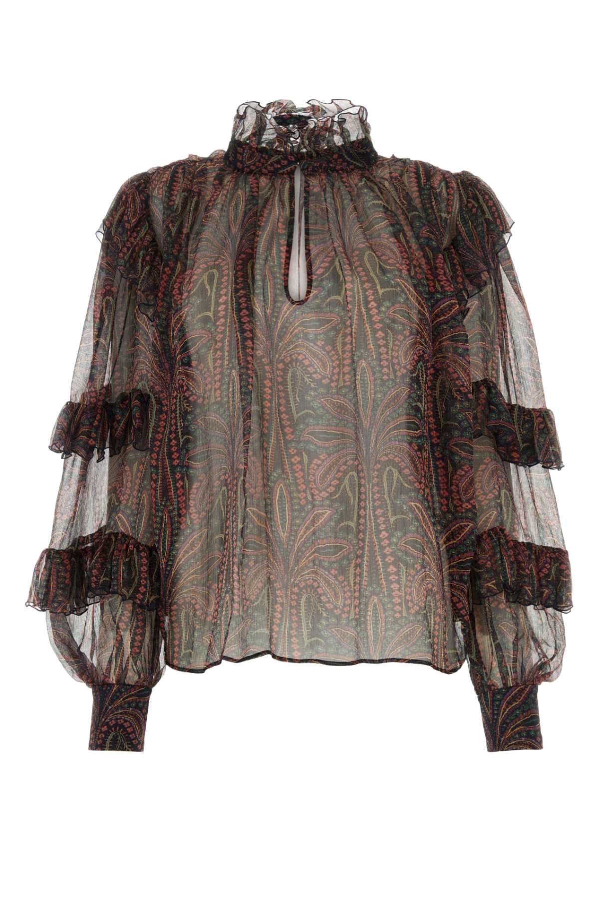 Printed Crepe Blouse