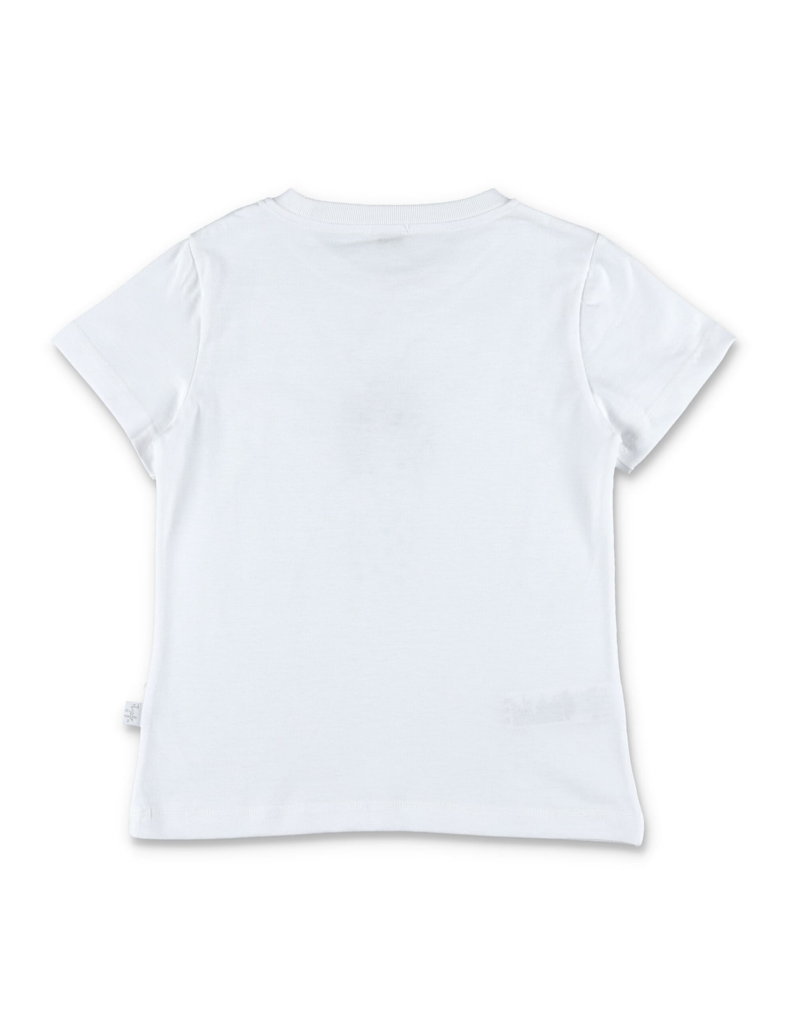 Shop Il Gufo Little Girl Print T-shirt In White