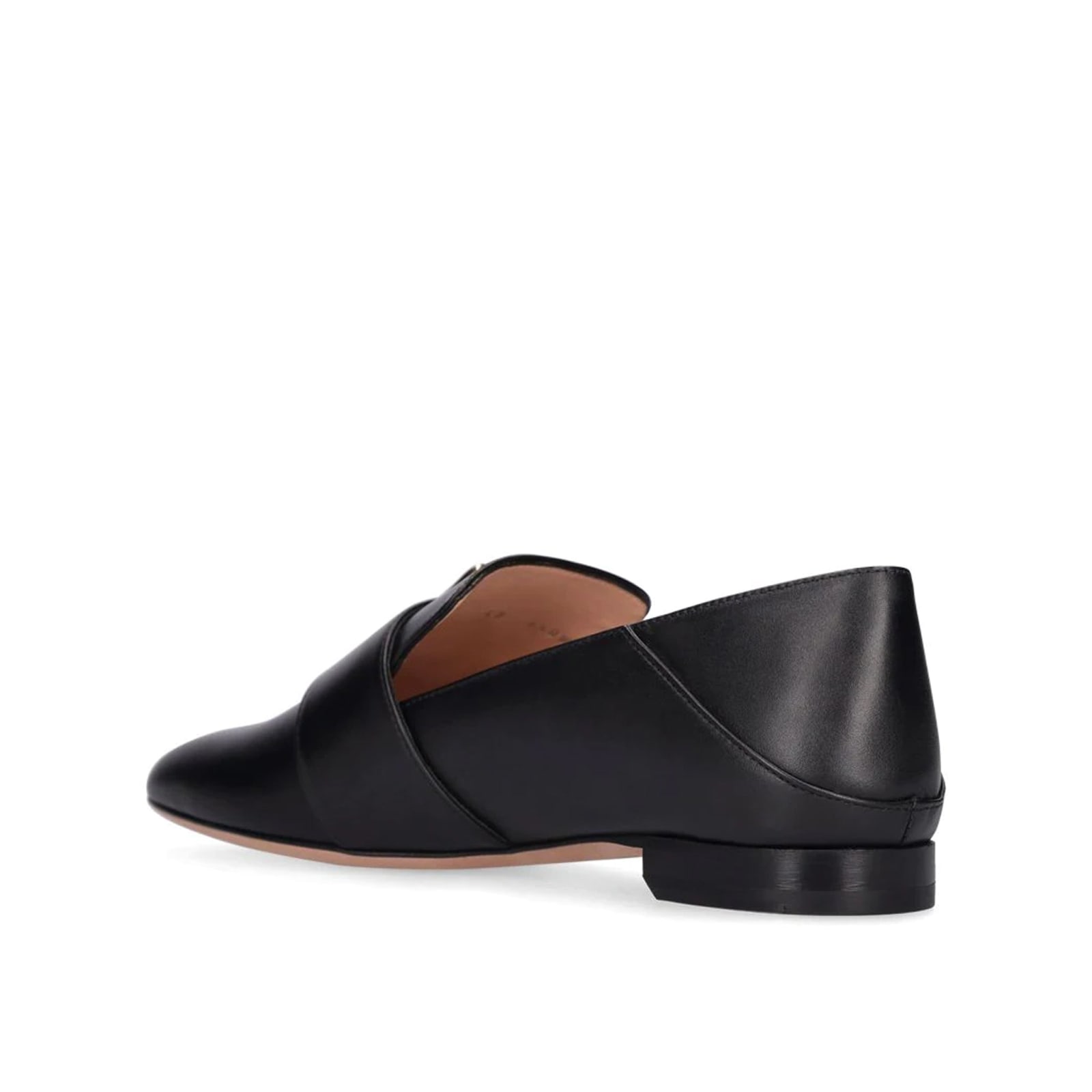 Shop Bally Leather Loafers In Black