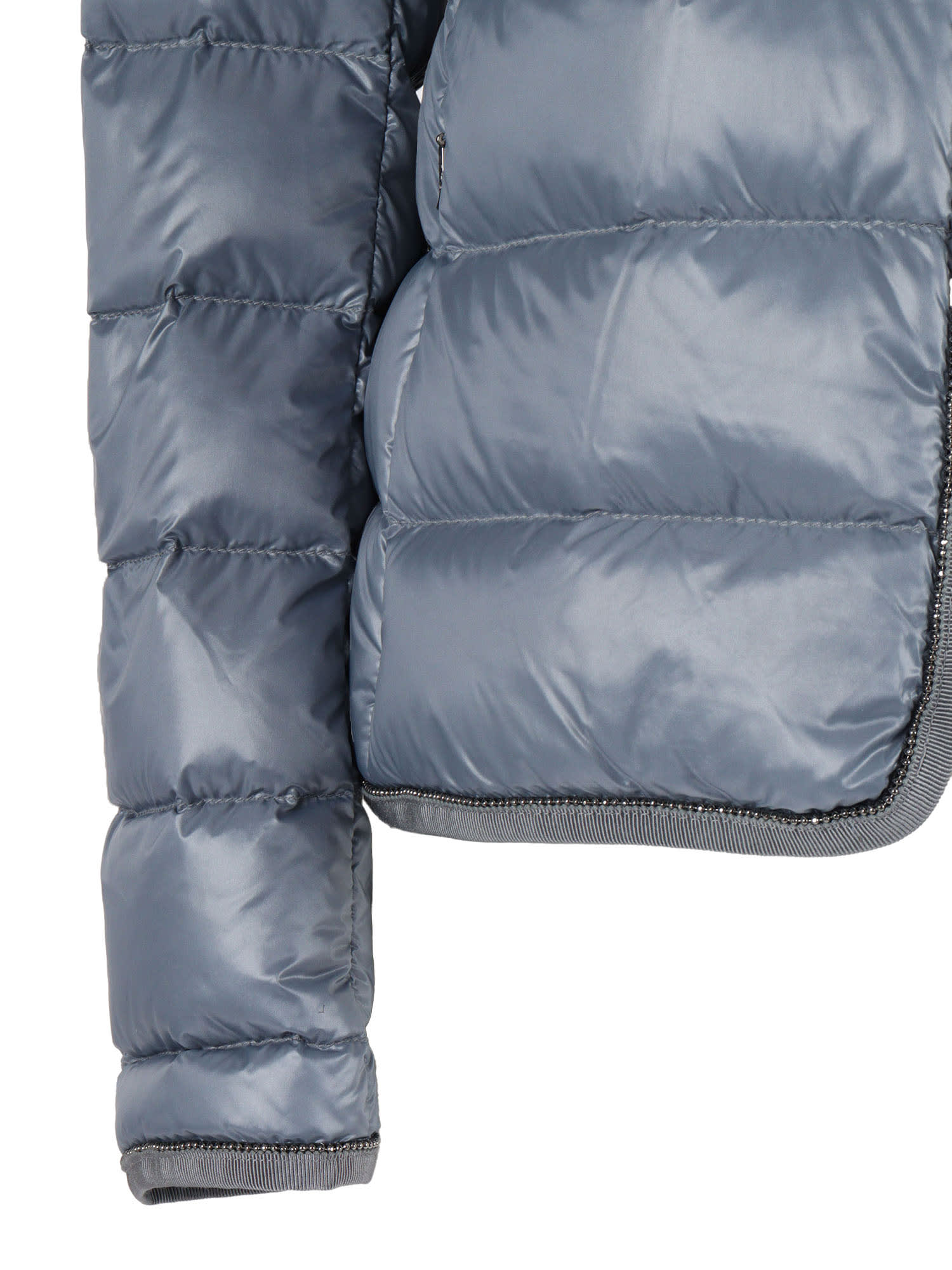 Fay Giroc.bord.gros+caten. Light Down Jacket In Blue