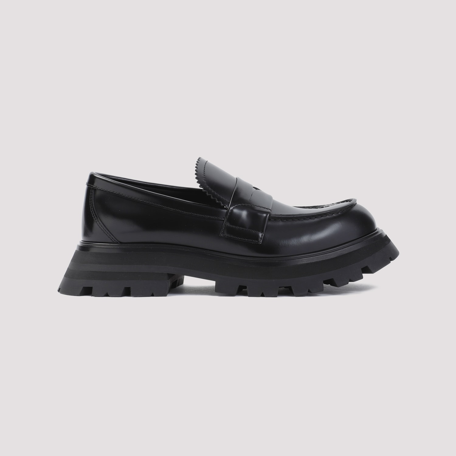 Shop Alexander Mcqueen Loafers In Black