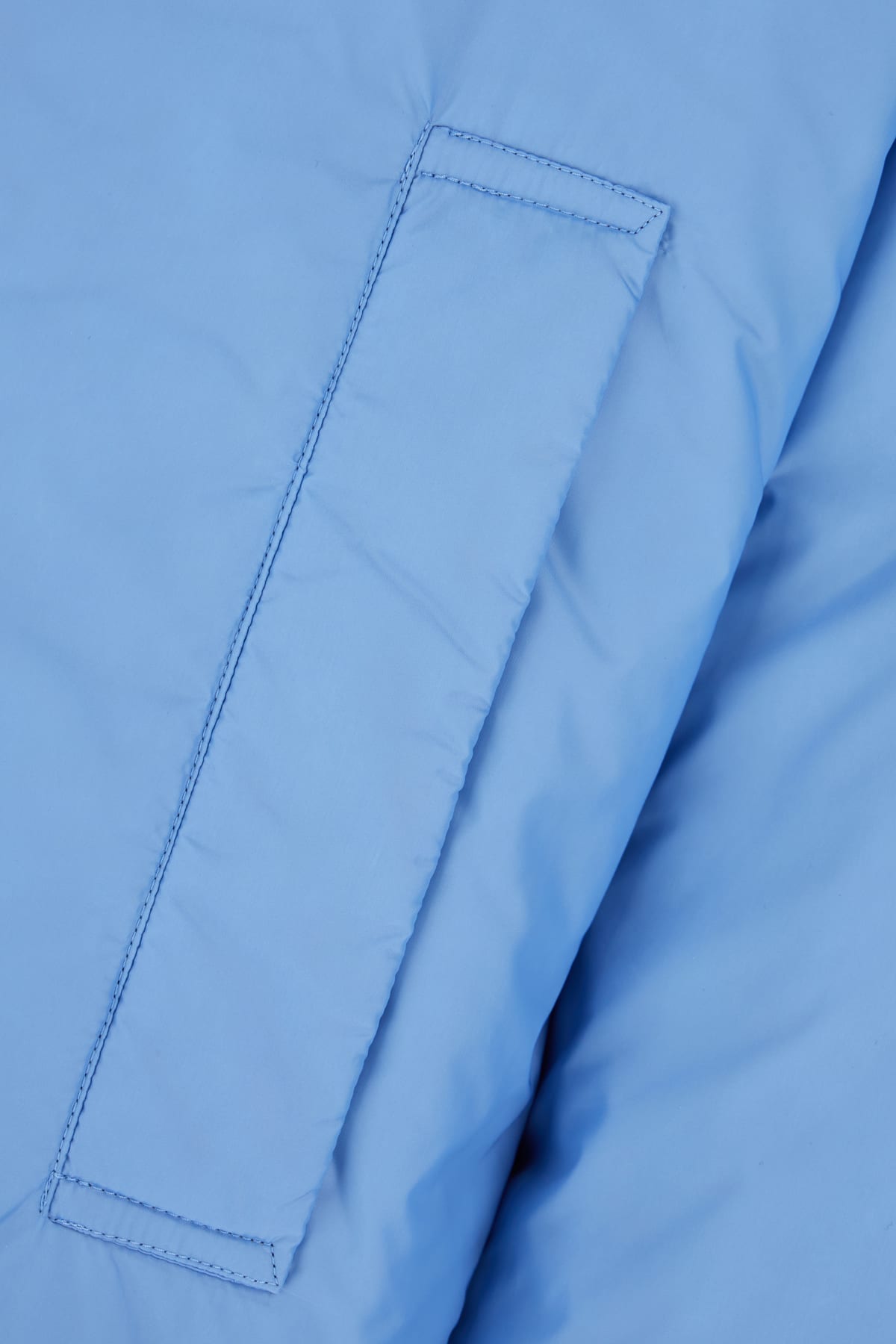 Max Mara The Cube Light-blue Polyester Padded Jacket In Blue Jeans