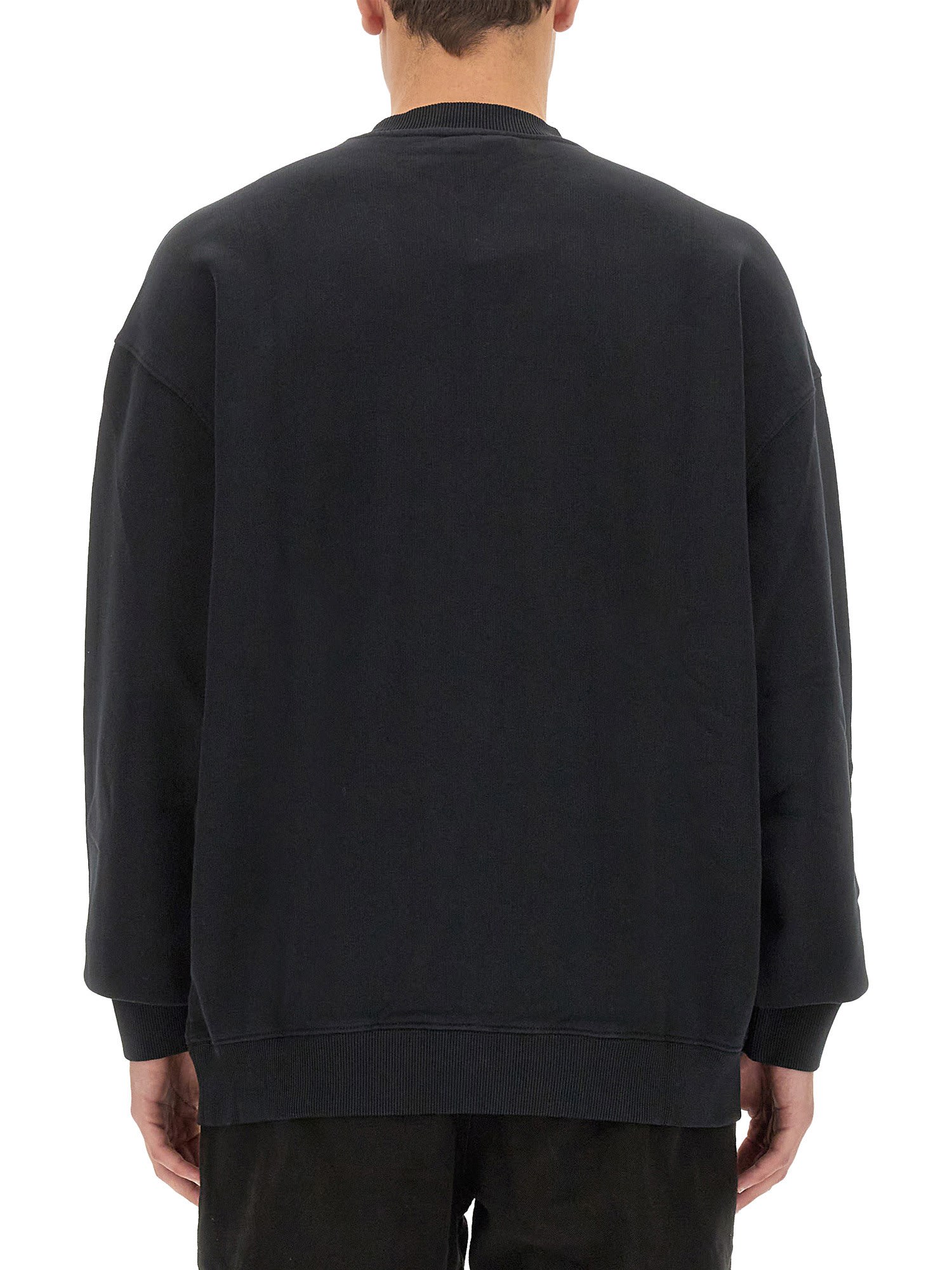 Marcelo Burlon County Of Milan Marcelo Burlon Optical Cross Sweatshirt In Nero