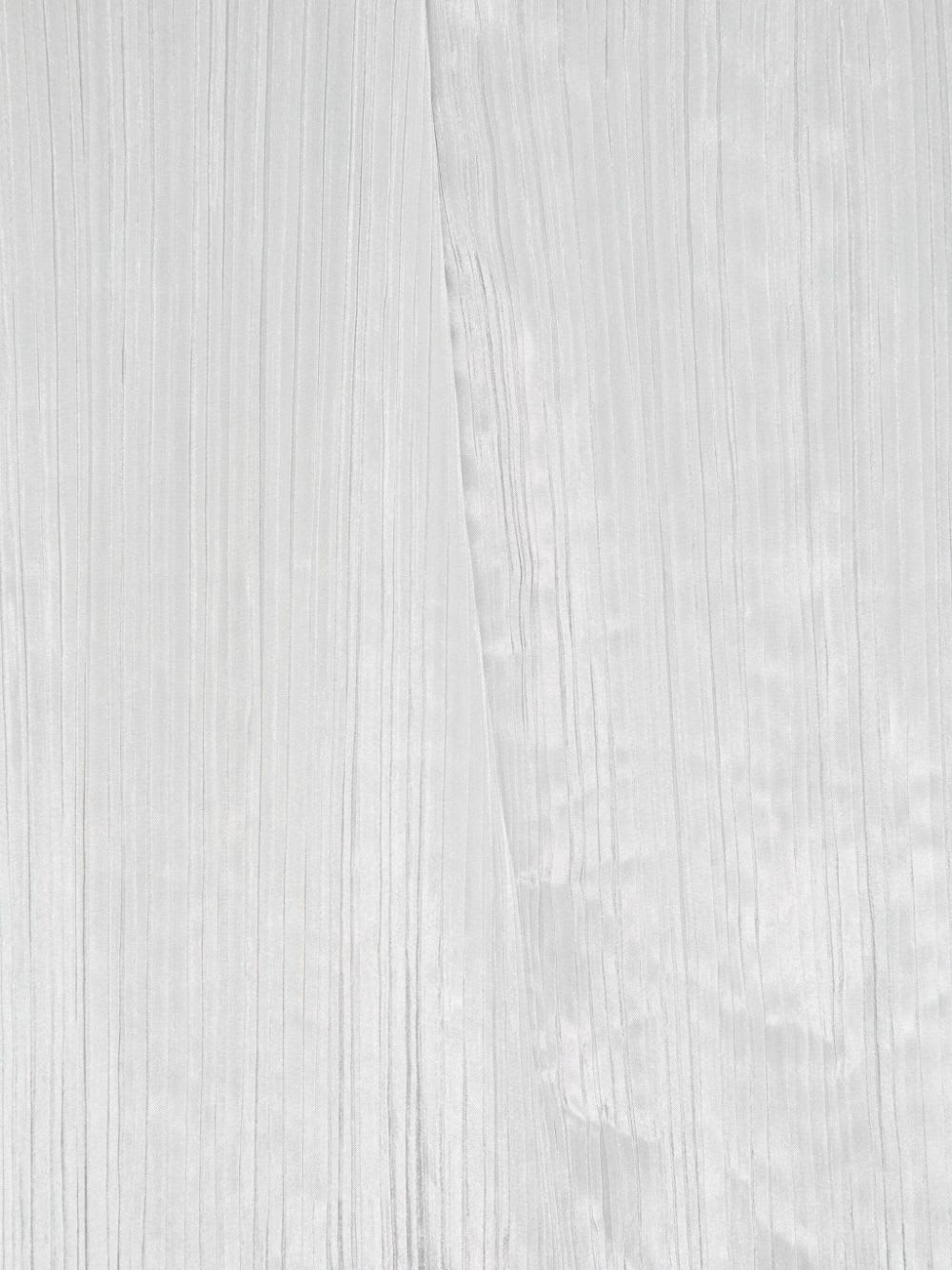 Issey Miyake Madame-t Pleated Stole In Gray