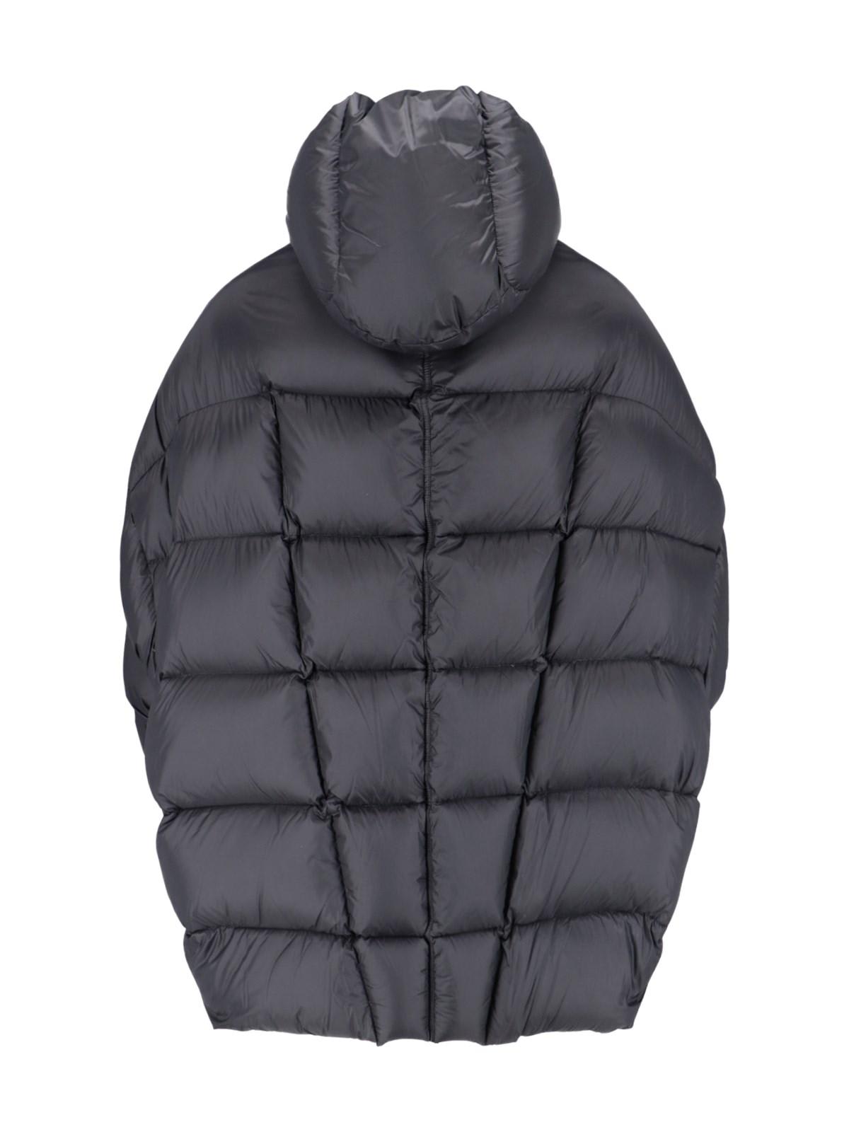 Shop Rick Owens Porterville Jumbo Peter Hooded Down Jacket In Black