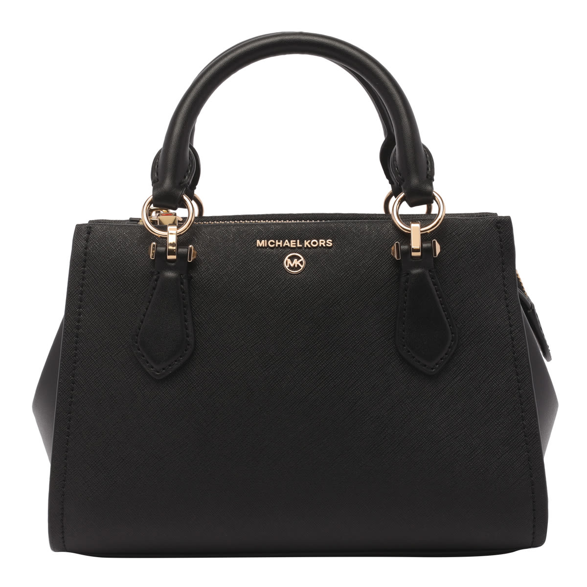 Shop Michael Kors Marilyn Shoulder Bag Small In Black