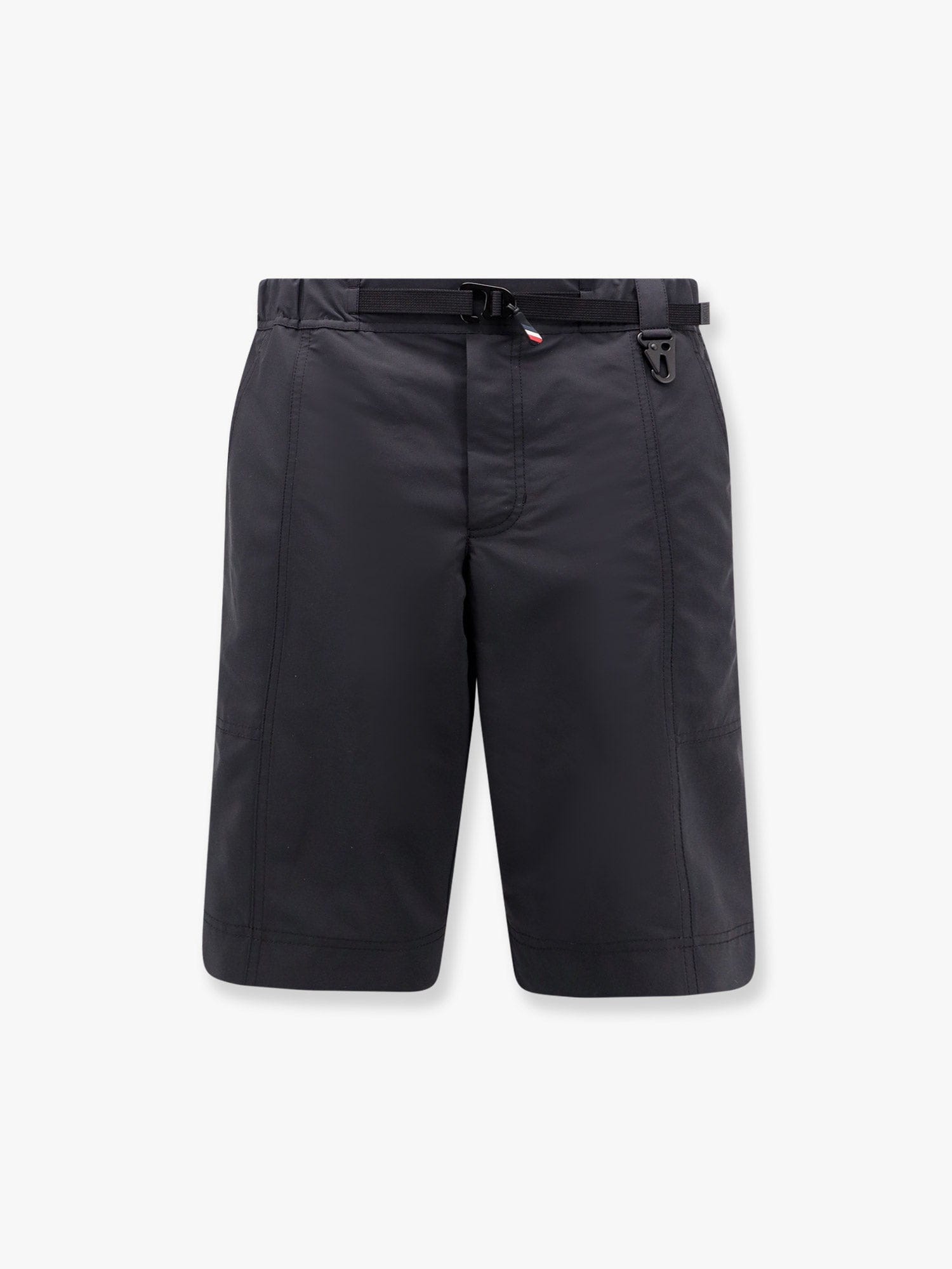 Moncler Grenoble Men Day-namic Nylon Bermuda Shorts With Adjustable Drawstring In Black