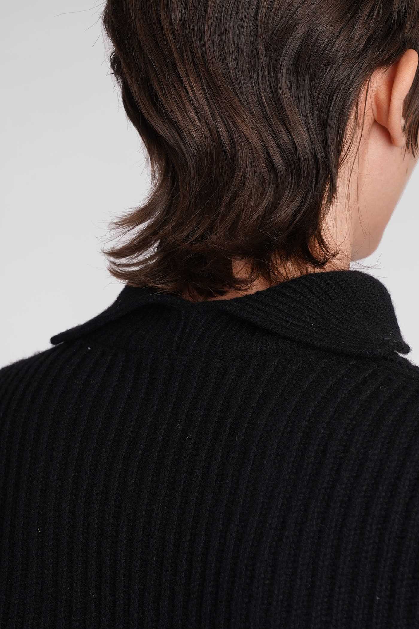 Shop Andreädamo Knitwear In Black Wool