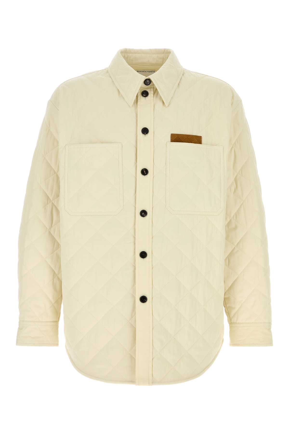 Bottega Veneta Ivory Tech Cotton Jacket