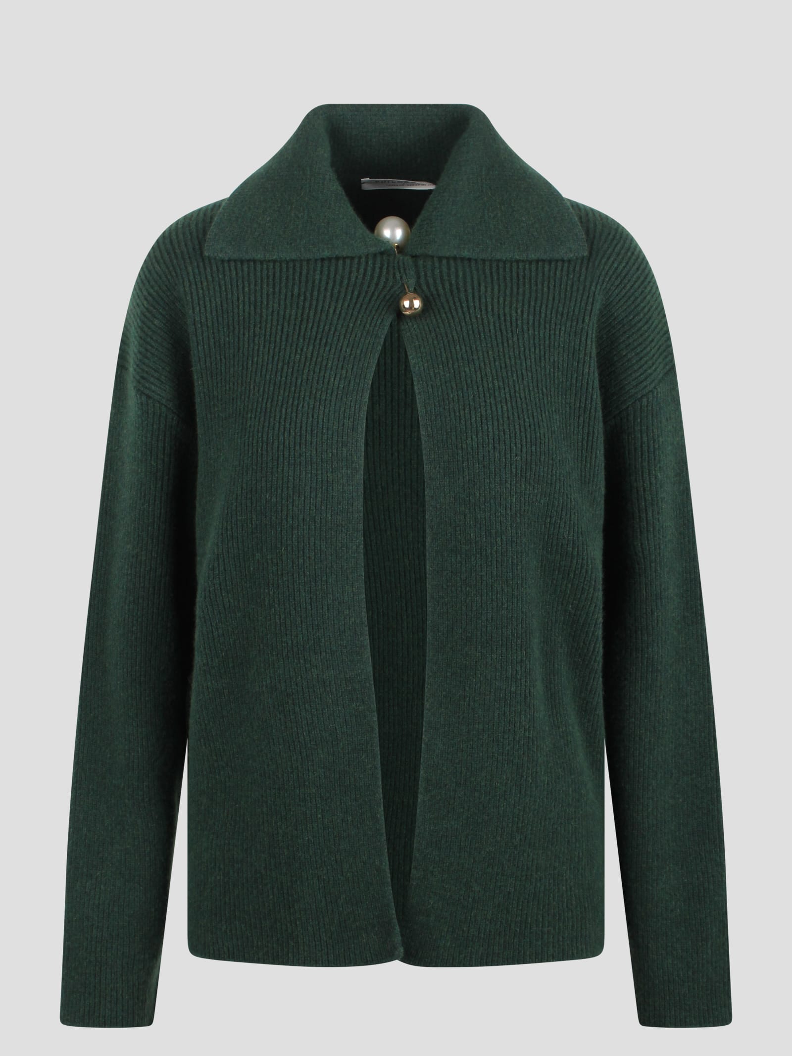 Philosophy Di Lorenzo Serafini Ribbed Cardigan In Green