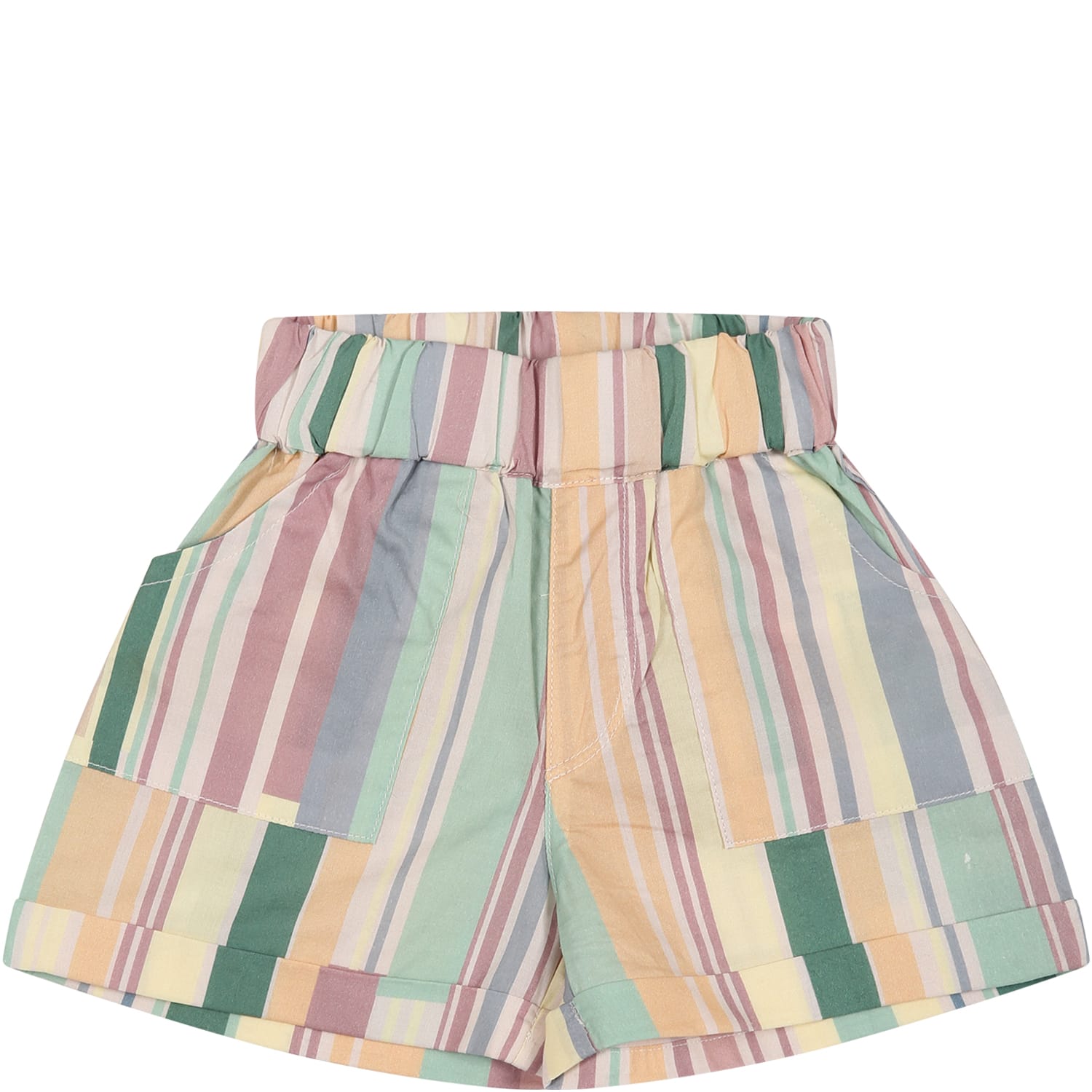 Coco Au Lait Multicolor Shorts For Baby Girl