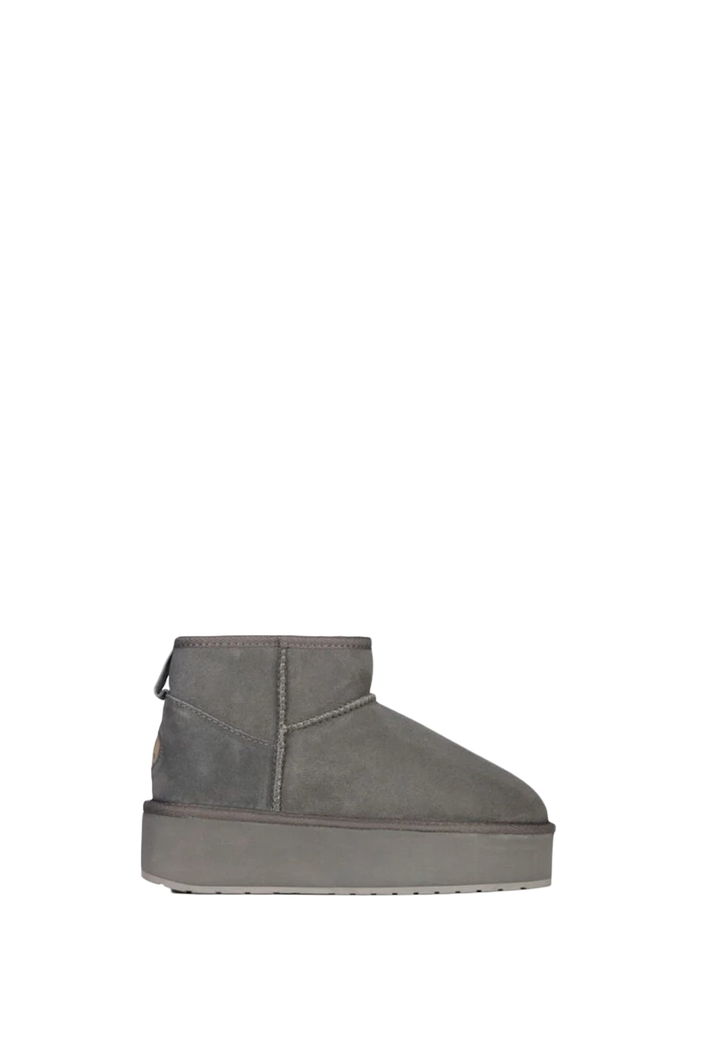 Shop Emu Stinger Micro Flatform Boots In Grey